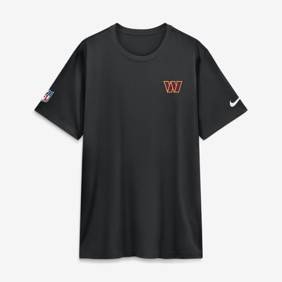Washington Commanders Nike Alt Legend Small Logo Dri-FIT T-Shirt - Black