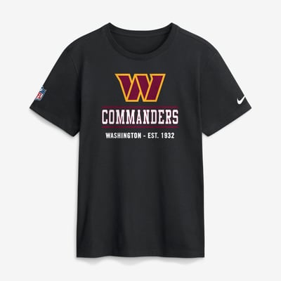 Washington Commanders Nike Sideline Alternate Final Sprint Dri-FIT T-Shirt - Black