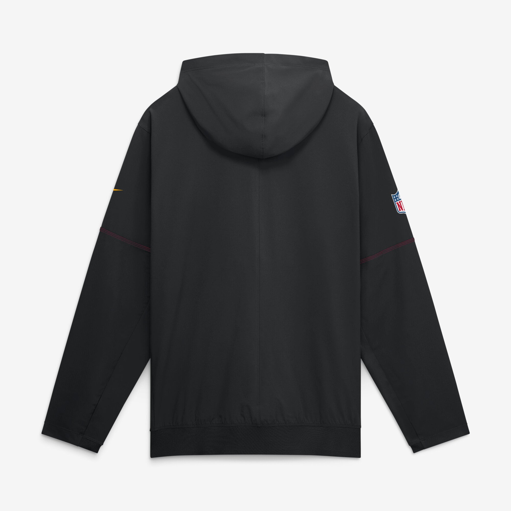 Men's Nike Black Washington Commanders Sideline Logo Glory Anorak Half-Zip Hooded Jacket