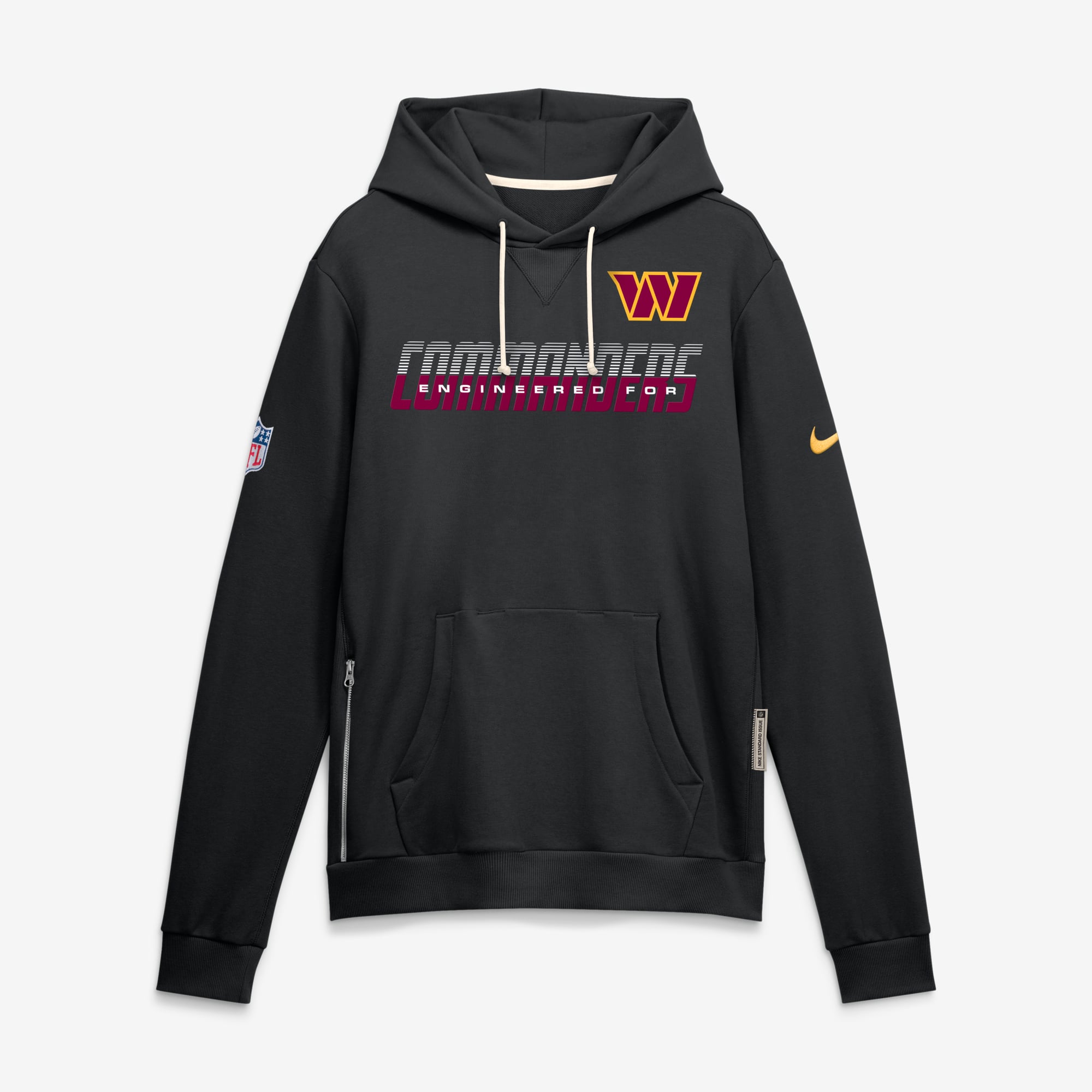 Men's Nike Washington Commanders Sideline Standard Issue Top Prospect Dri-FIT Hoodie