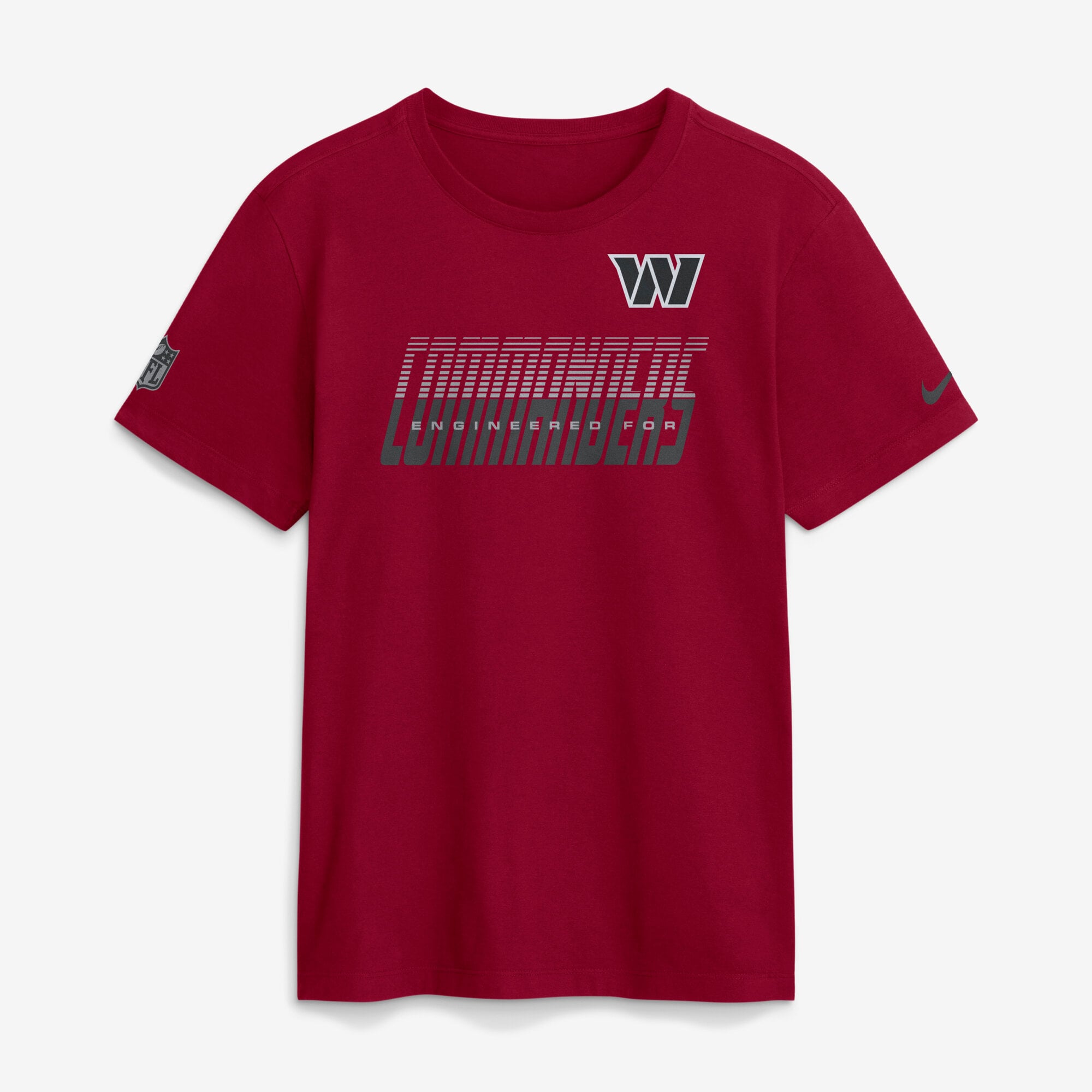 T-shirt Nike Dri-FIT bordeaux Washington Commanders pour homme