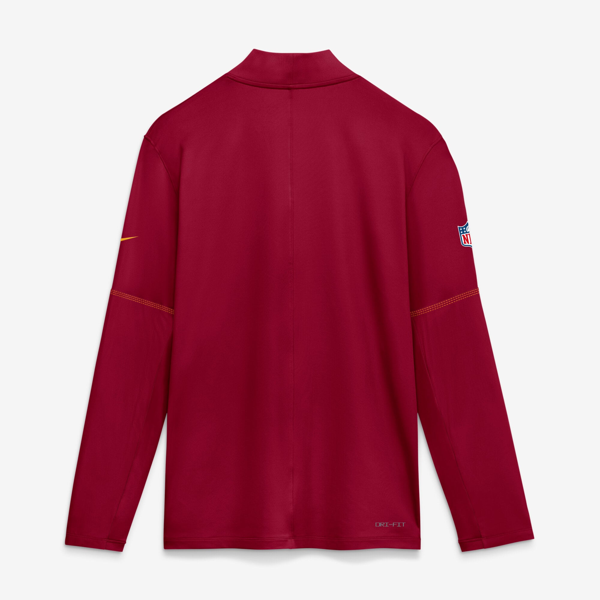 Men's Nike Burgundy Washington Commanders Sideline Logo Glory Midweight Dri-FIT Half-Zip Pullover