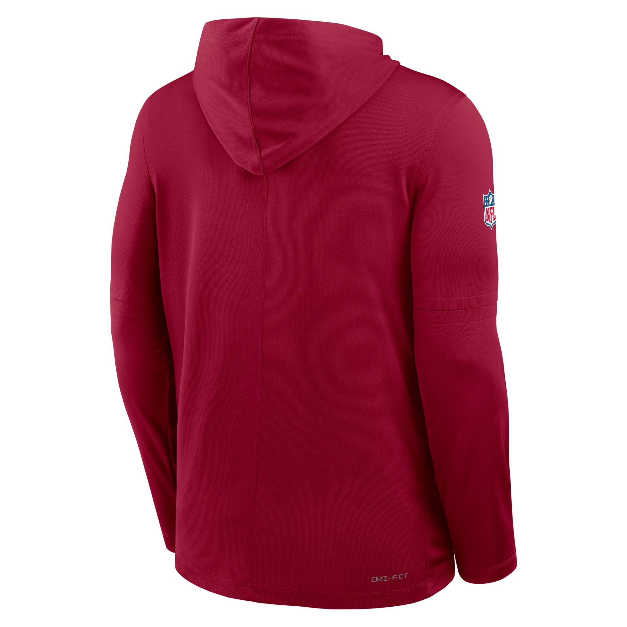 T-shirt à capuche manches longues Nike Washington Commanders Sideline Pure Fury Dri-FIT bordeaux pour homme
