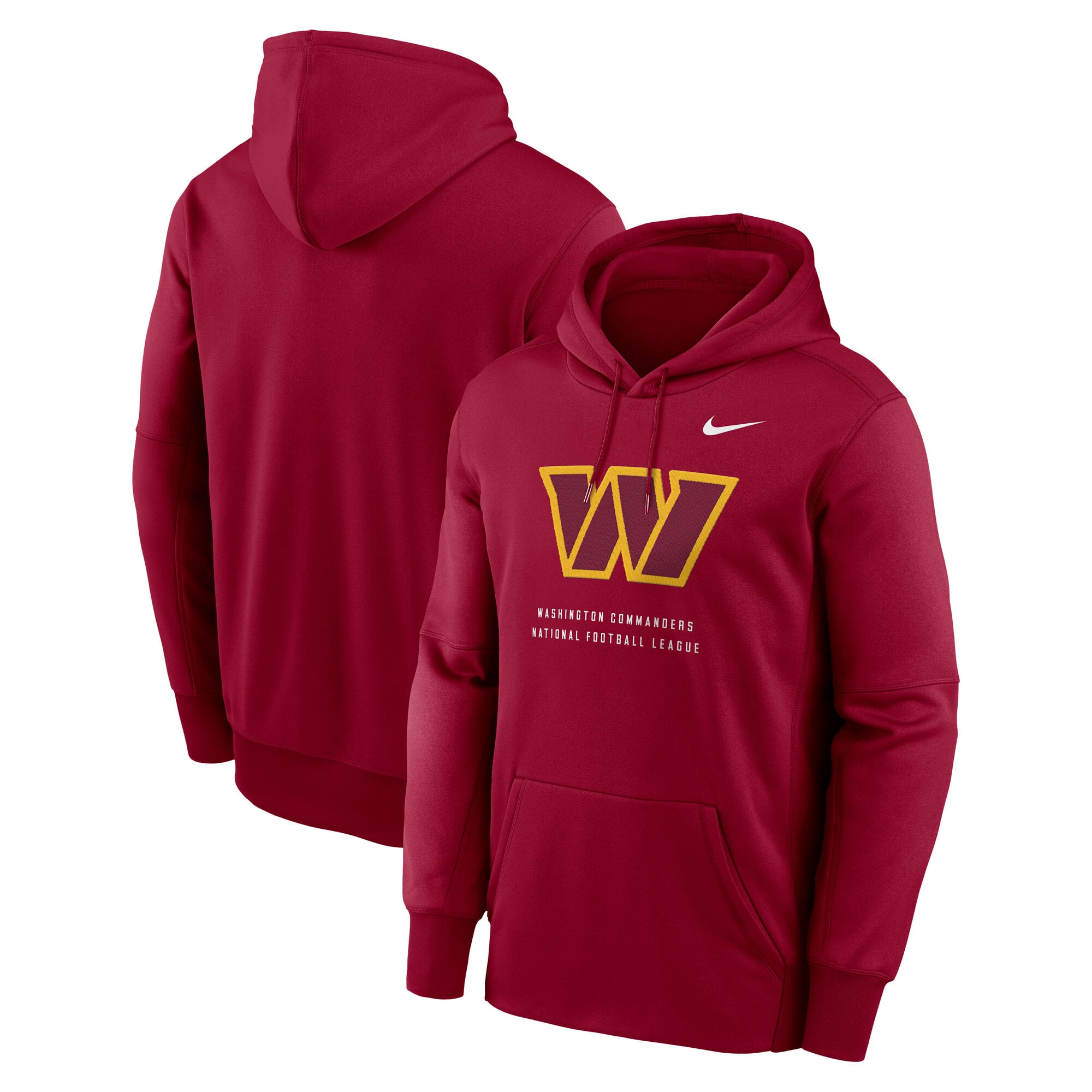 Men's Nike Burgundy Washington Commanders Toss Sweep Therma-FIT Hoodie