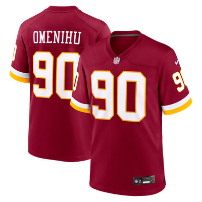 Charles Omenihu Washington Commanders Nike Team Game Jersey - Burgundy