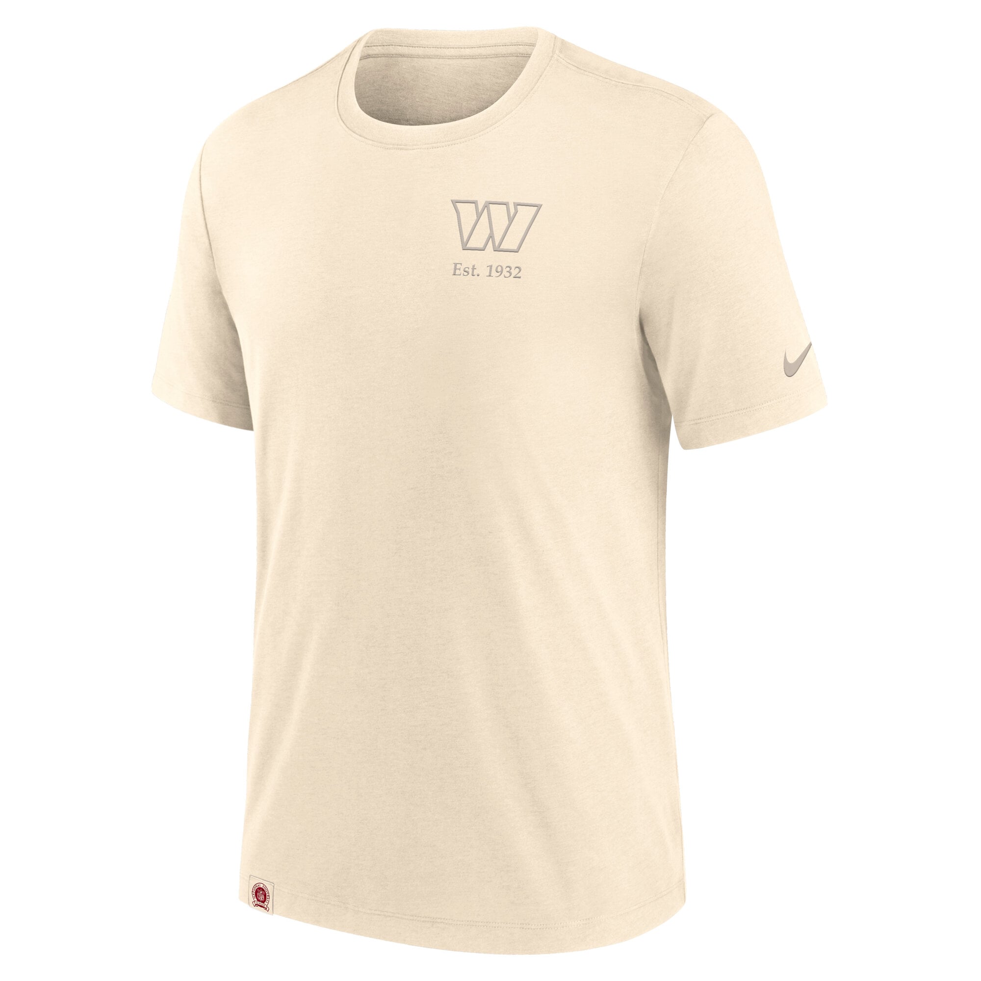 T-shirt Nike crème Washington Commanders Glory Tri-Blend pour homme