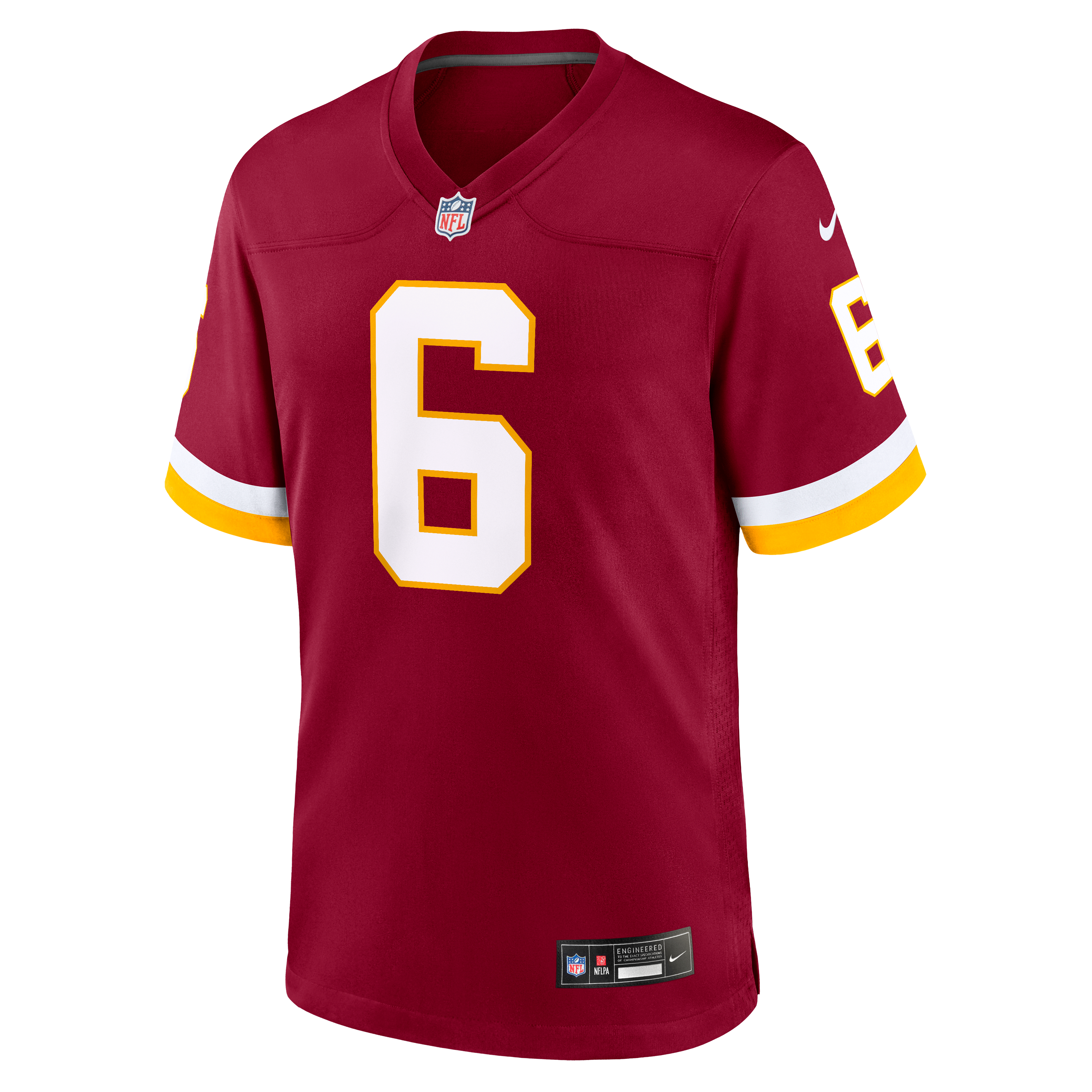 Maillot de match Nike Dyami marron bordeaux Washington Commanders pour homme