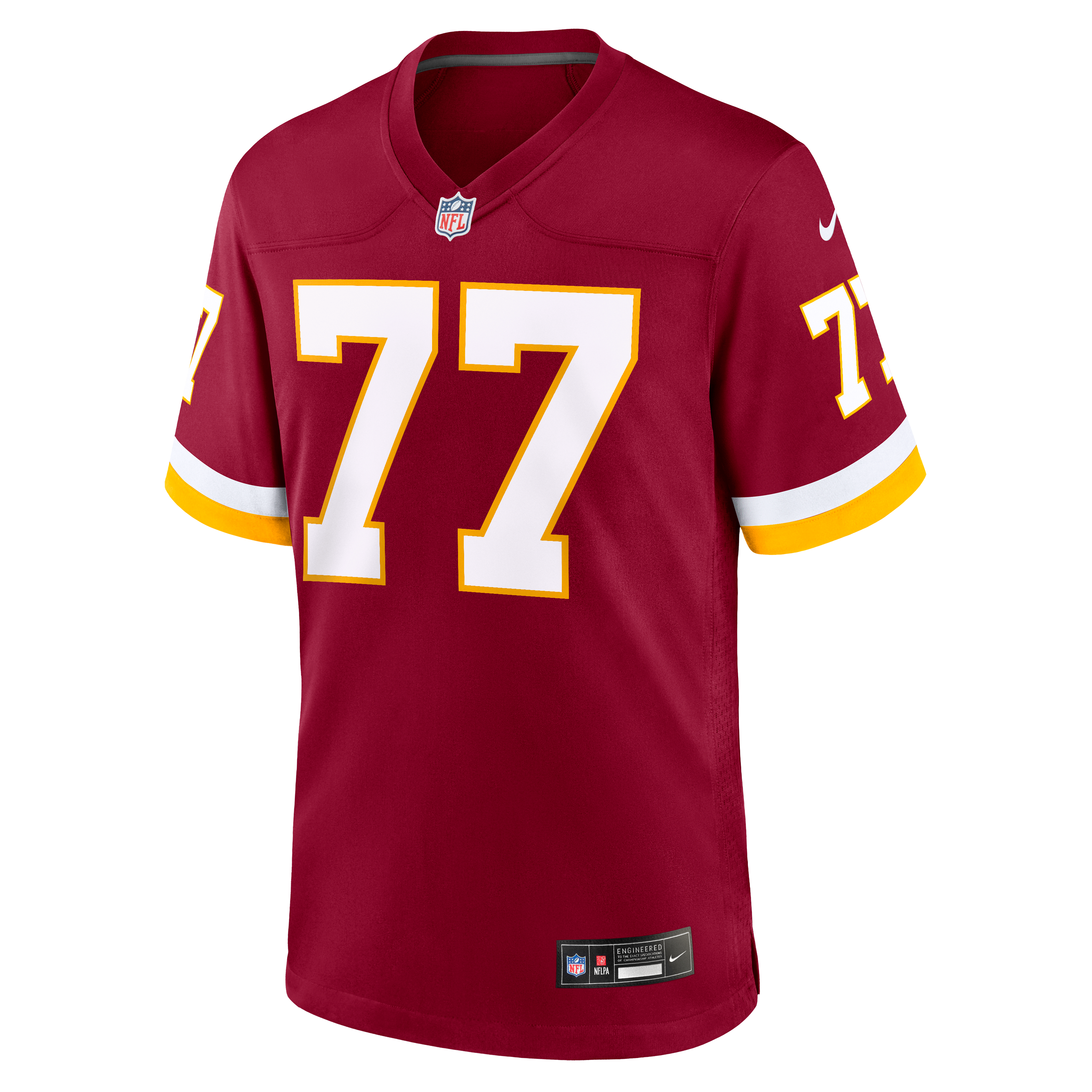 Maillot de match Nike Esa Pole bordeaux pour homme, Washington Commanders