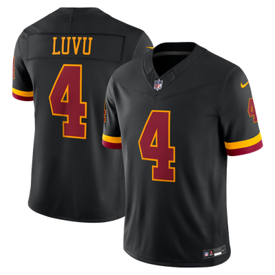 Frankie Luvu Washington Commanders Nike Alternate Vapor F.U.S.E. Stitched Limited Jersey - Black
