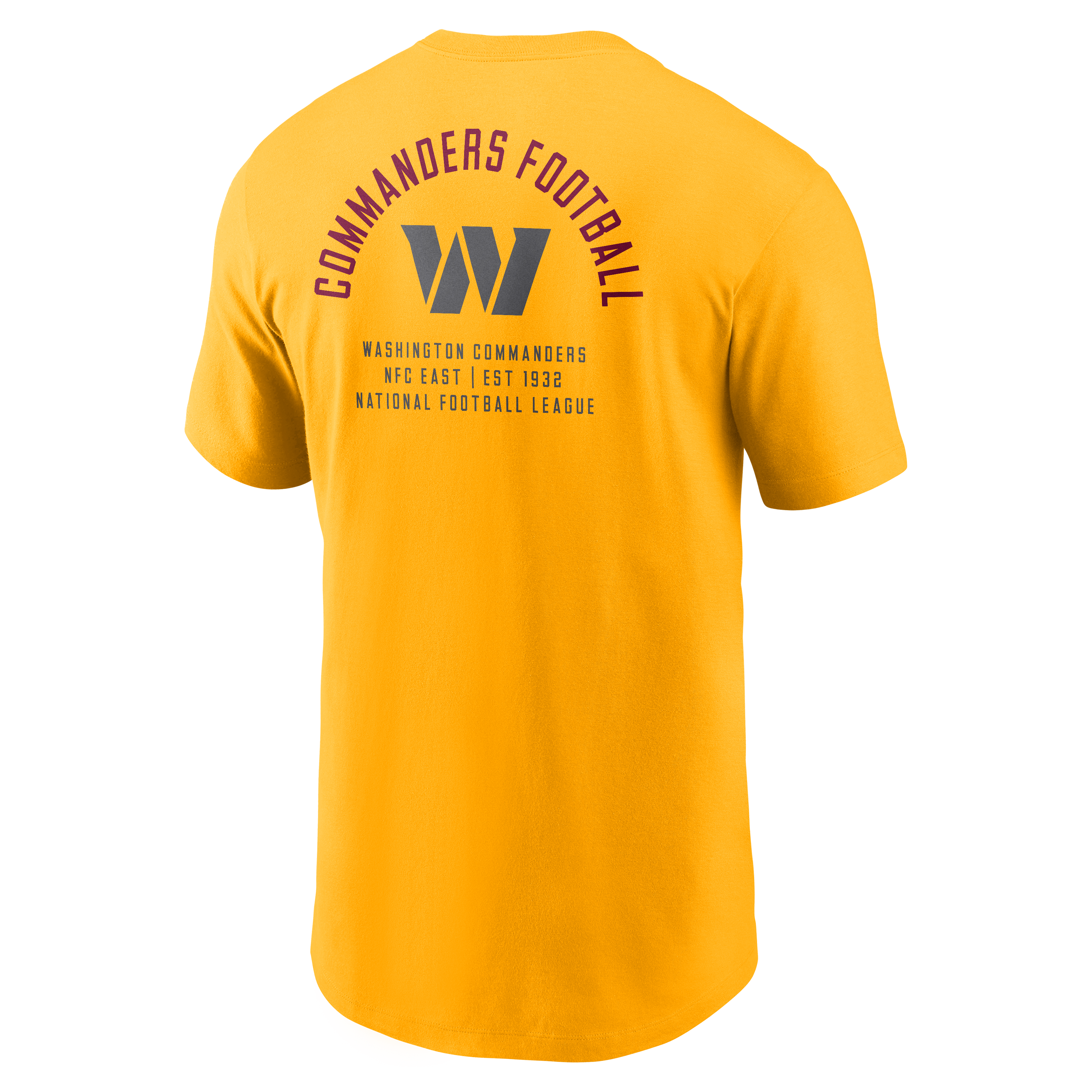 T-shirt Nike Gold Washington Commanders Split Logo pour homme
