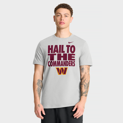 Washington Commanders Nike We Run This T-Shirt - Gray