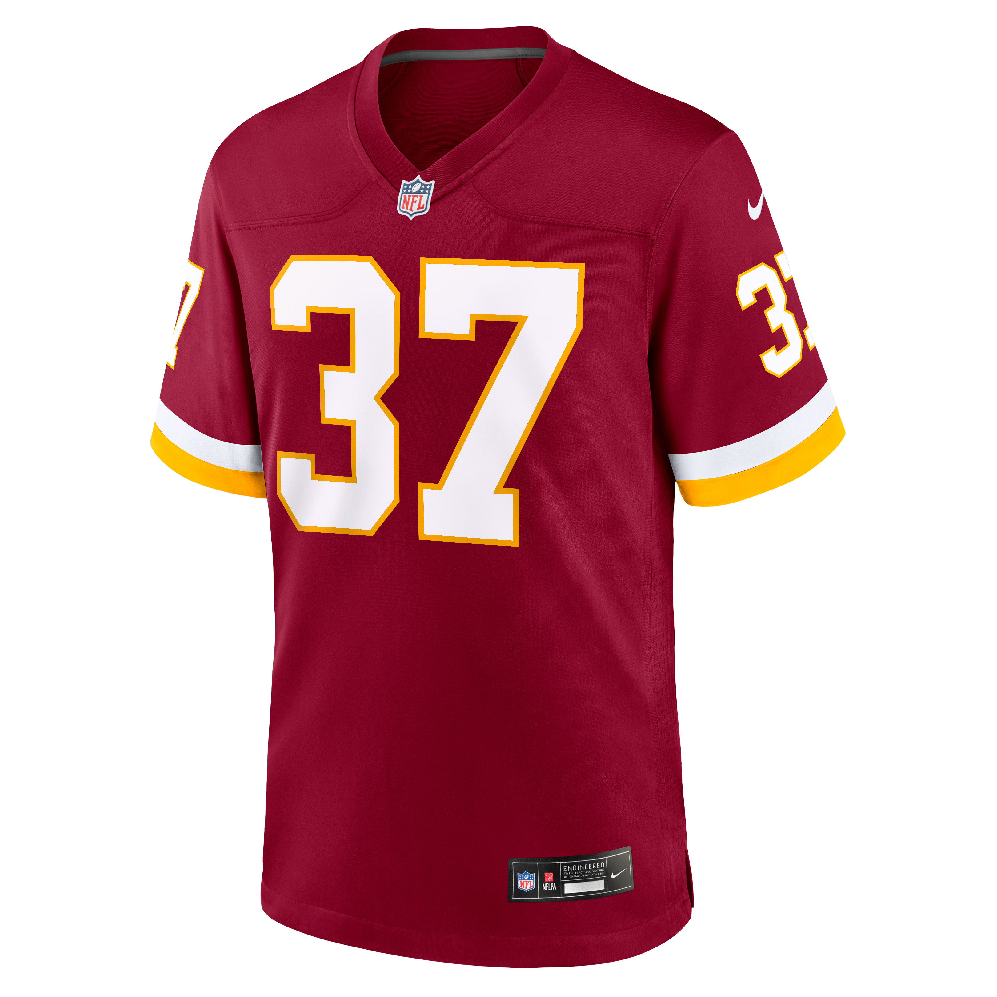 Maillot de match Nike Isaac Yiadom bordeaux Washington Commanders pour homme