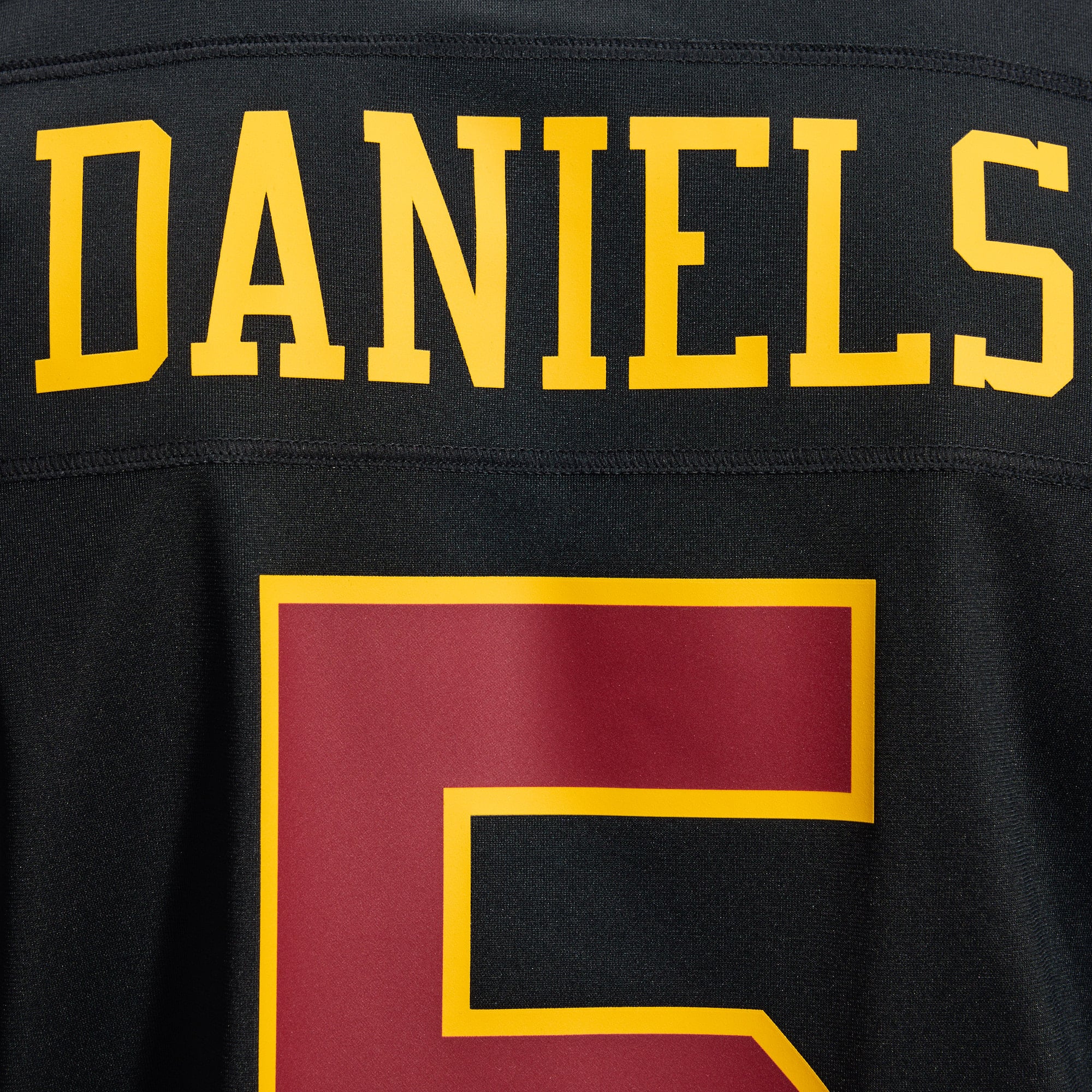 Maillot Nike Jayden Daniels blanc pour homme, édition Super Bowl, Washington Commanders