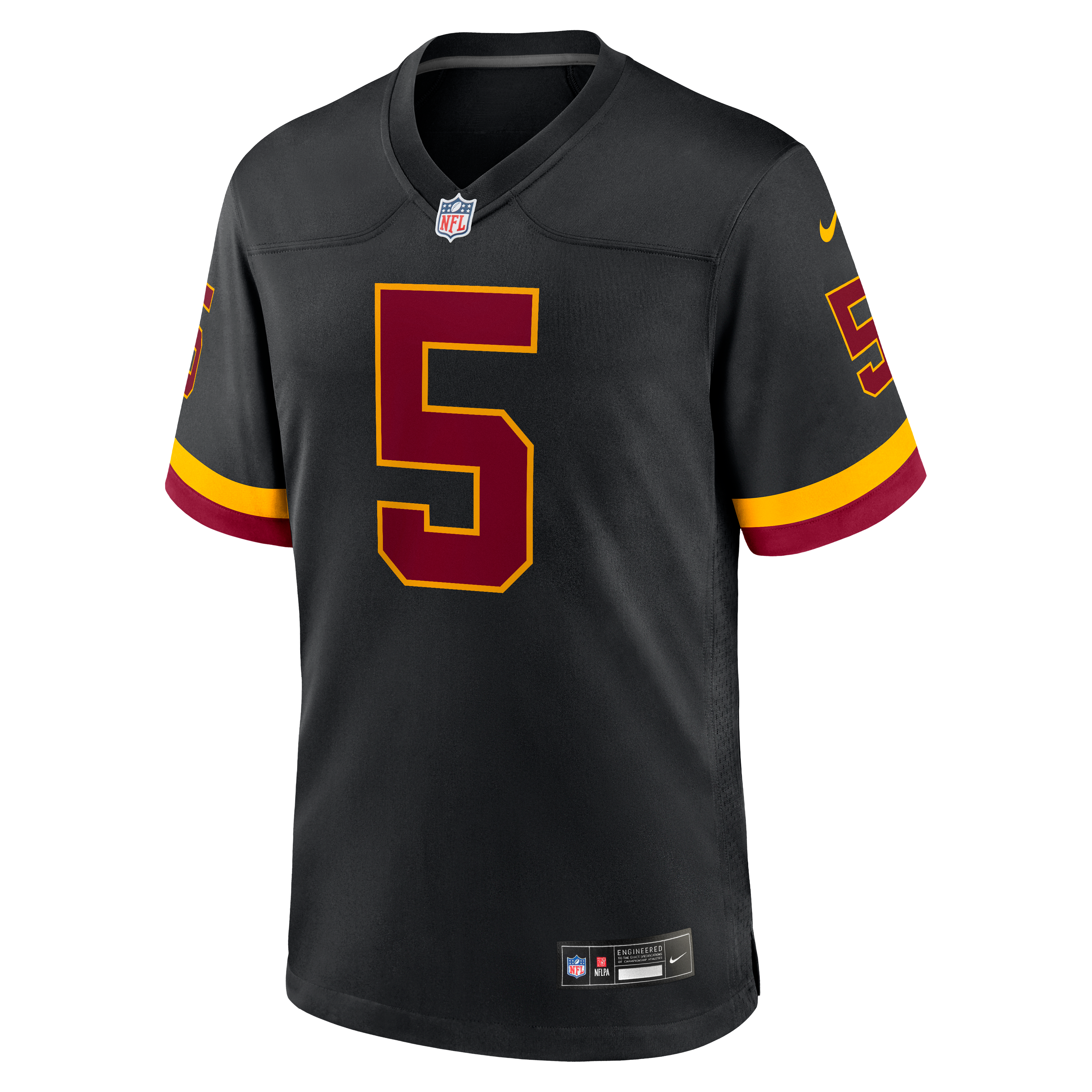 Maillot Nike Jayden Daniels blanc pour homme, édition Super Bowl, Washington Commanders