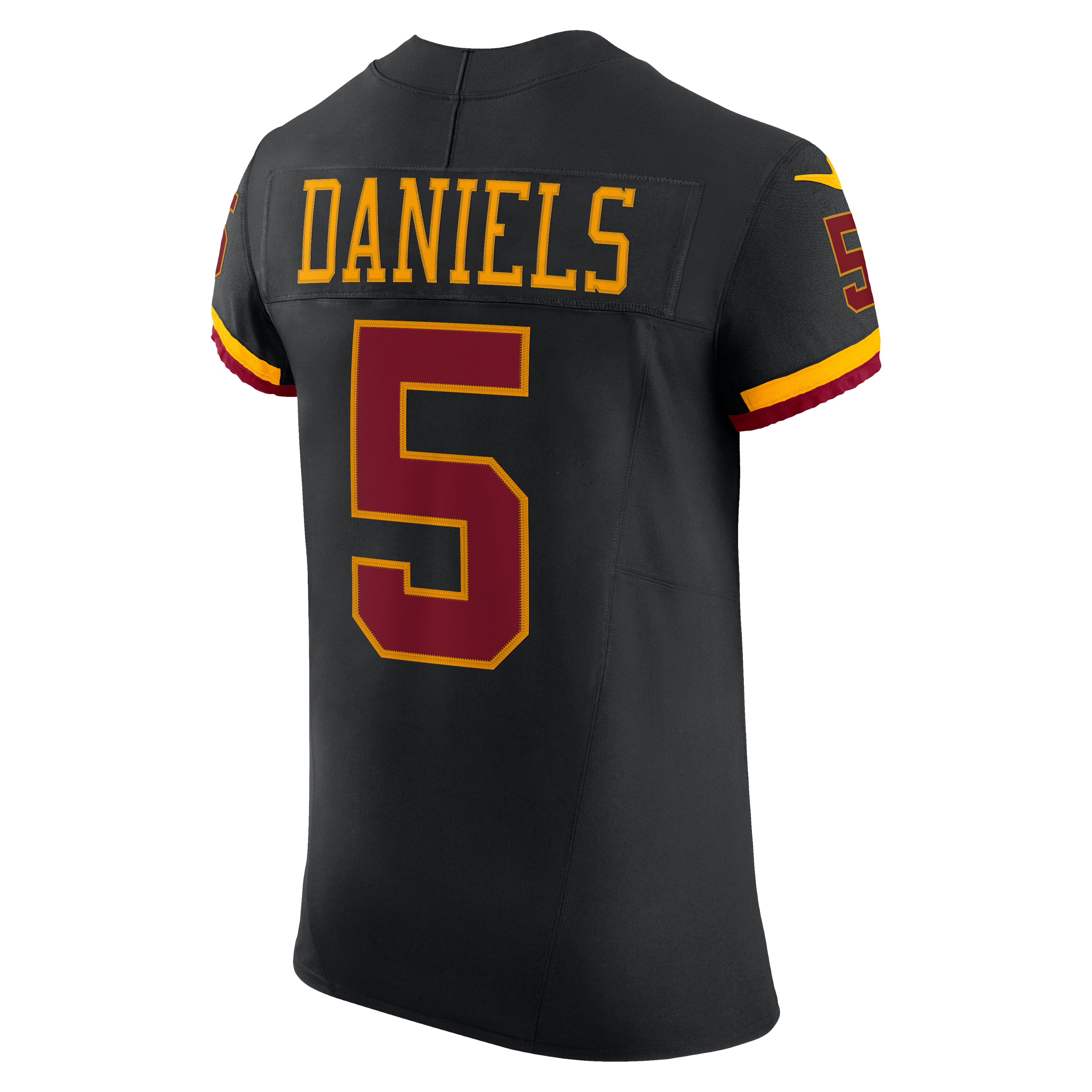 Maillot Nike Jayden Daniels Black Washington Commanders Alternate Hail Raiser Vapor F.U.S.E. Elite pour homme