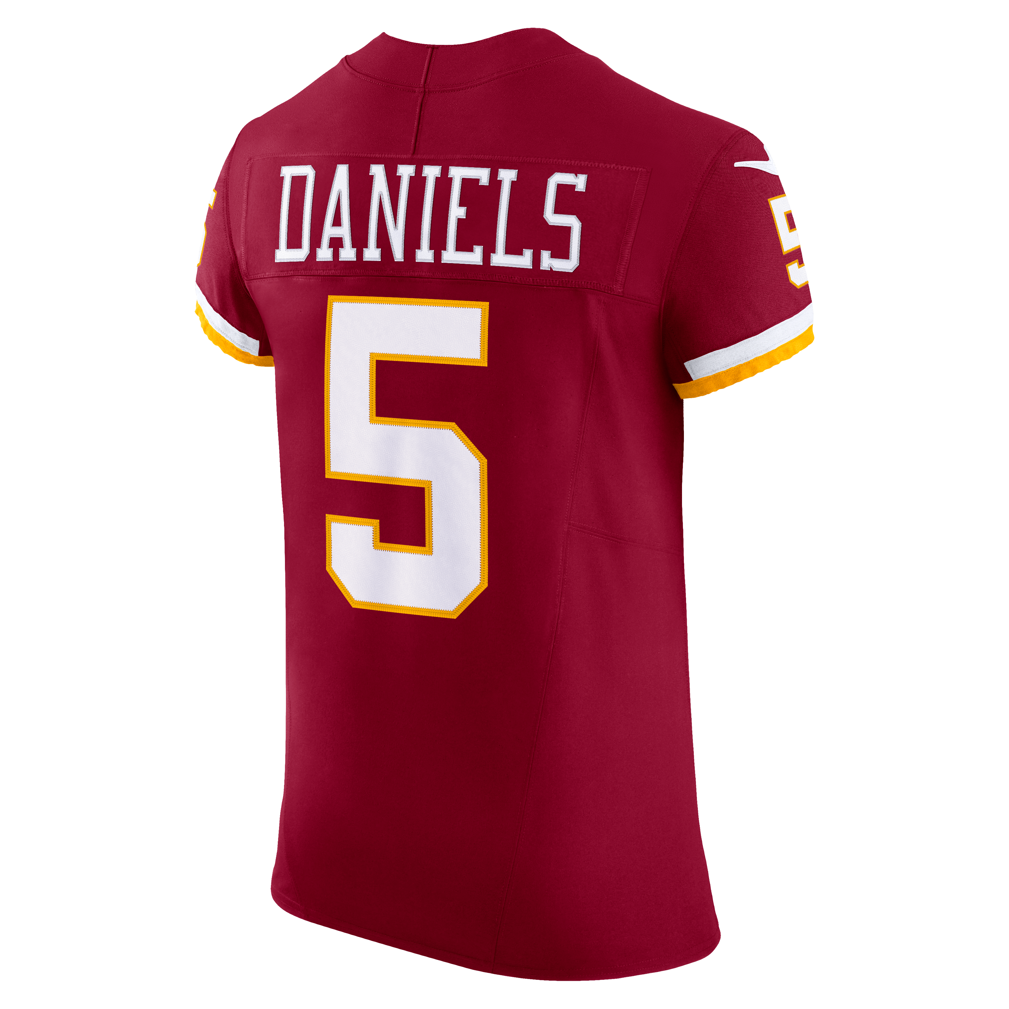 Maillot Nike Jayden Daniels bordeaux Washington Commanders Team Vapor F.U.S.E. Elite pour homme