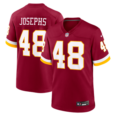 Joshua Josephs Washington Commanders Nike Team Game Jersey - Burgundy