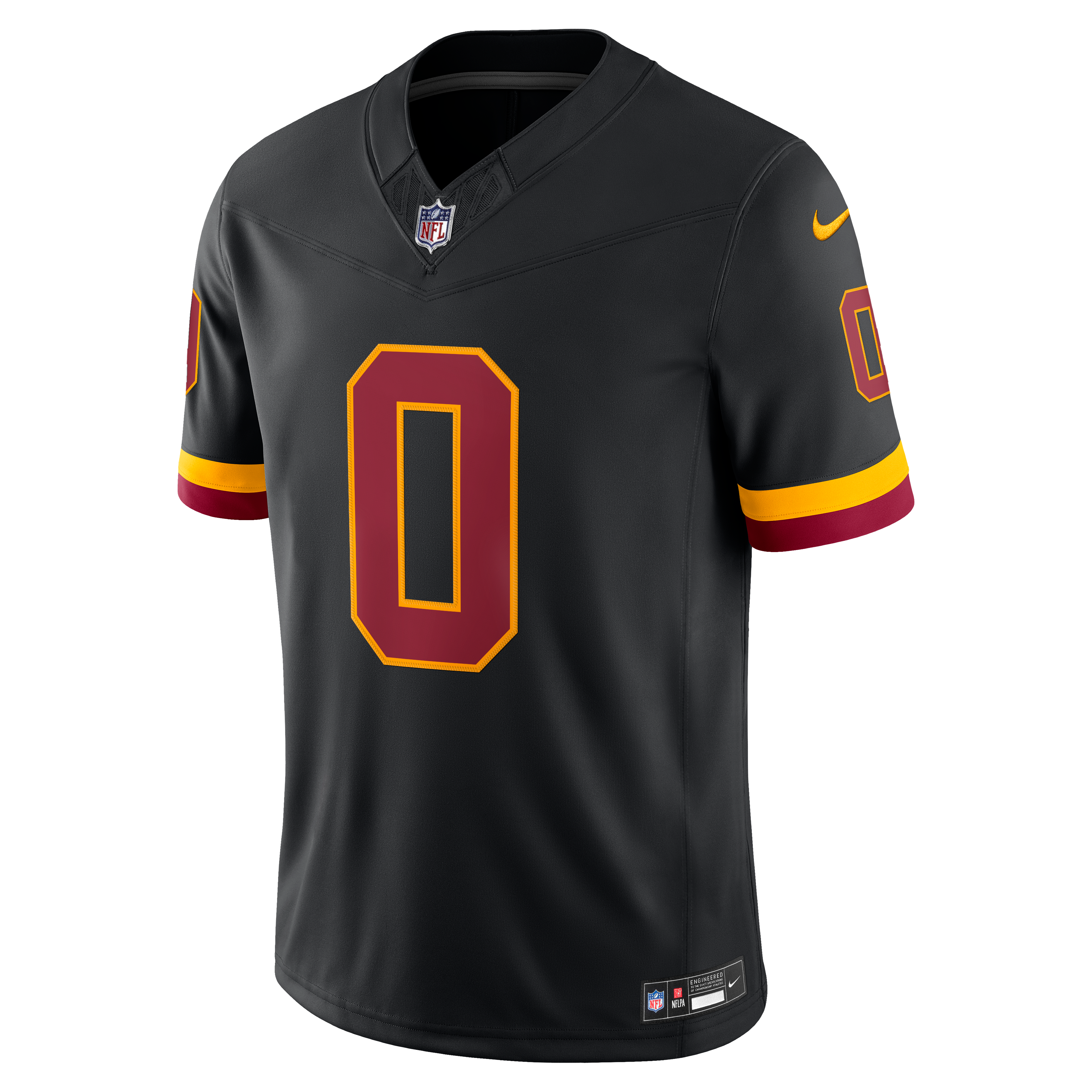 Maillot Nike Mike Sainristil bordeaux Washington Commanders Team Vapor F.U.S.E. édition limitée cousue pour homme