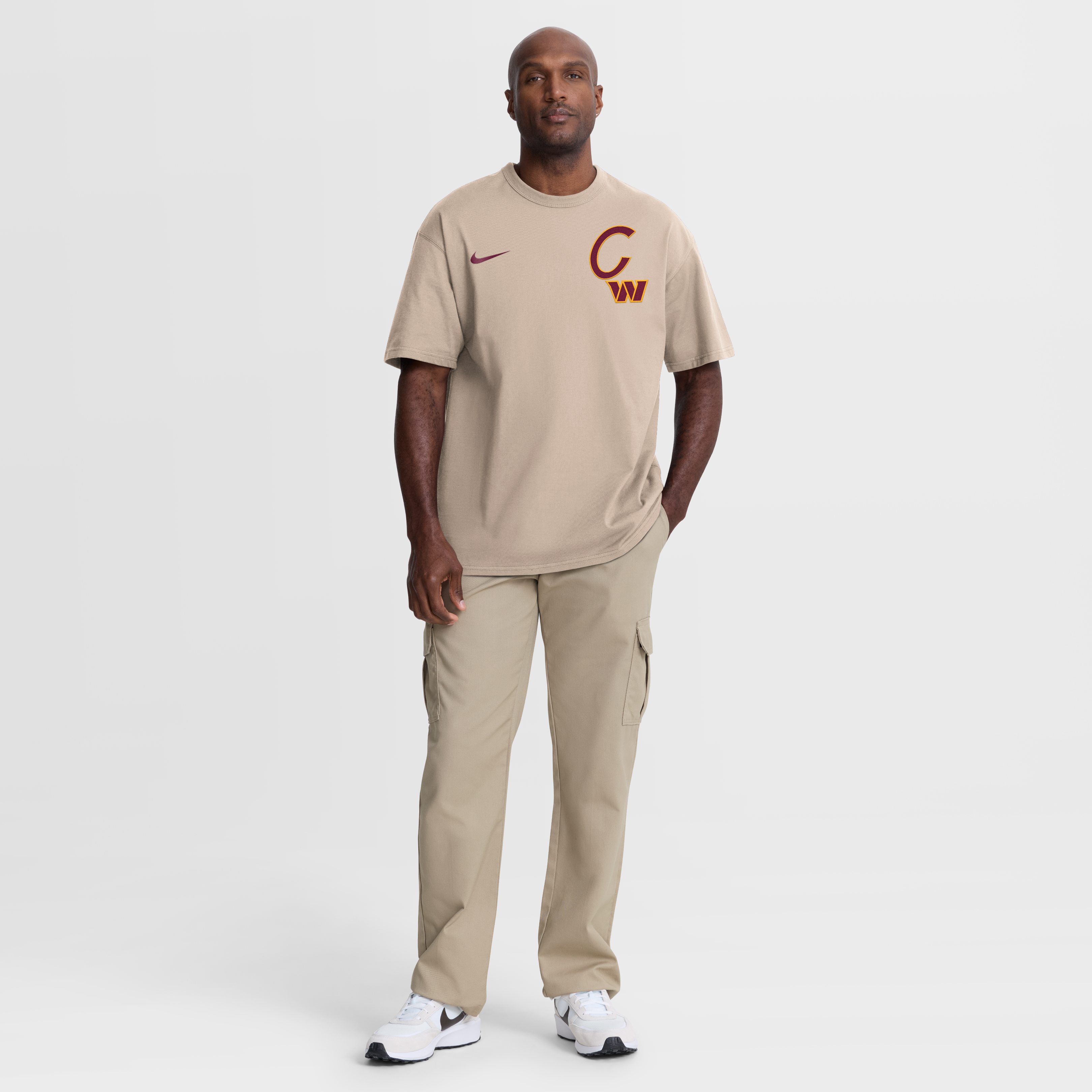 Men's Nike Sand Washington Commanders Night Primary Max90 T-Shirt
