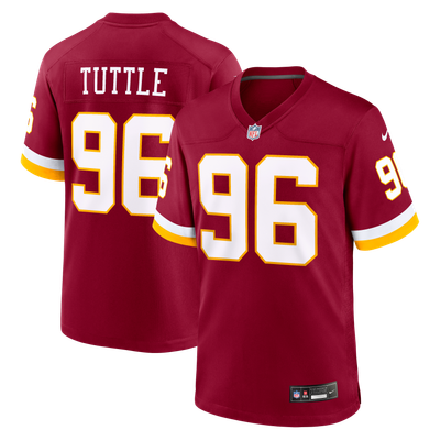 Shy Tuttle Washington Commanders Nike Team Game Jersey - Burgundy