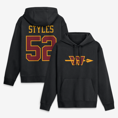 Sonny Styles Washington Commanders Nike Name & Number Hoodie – Black