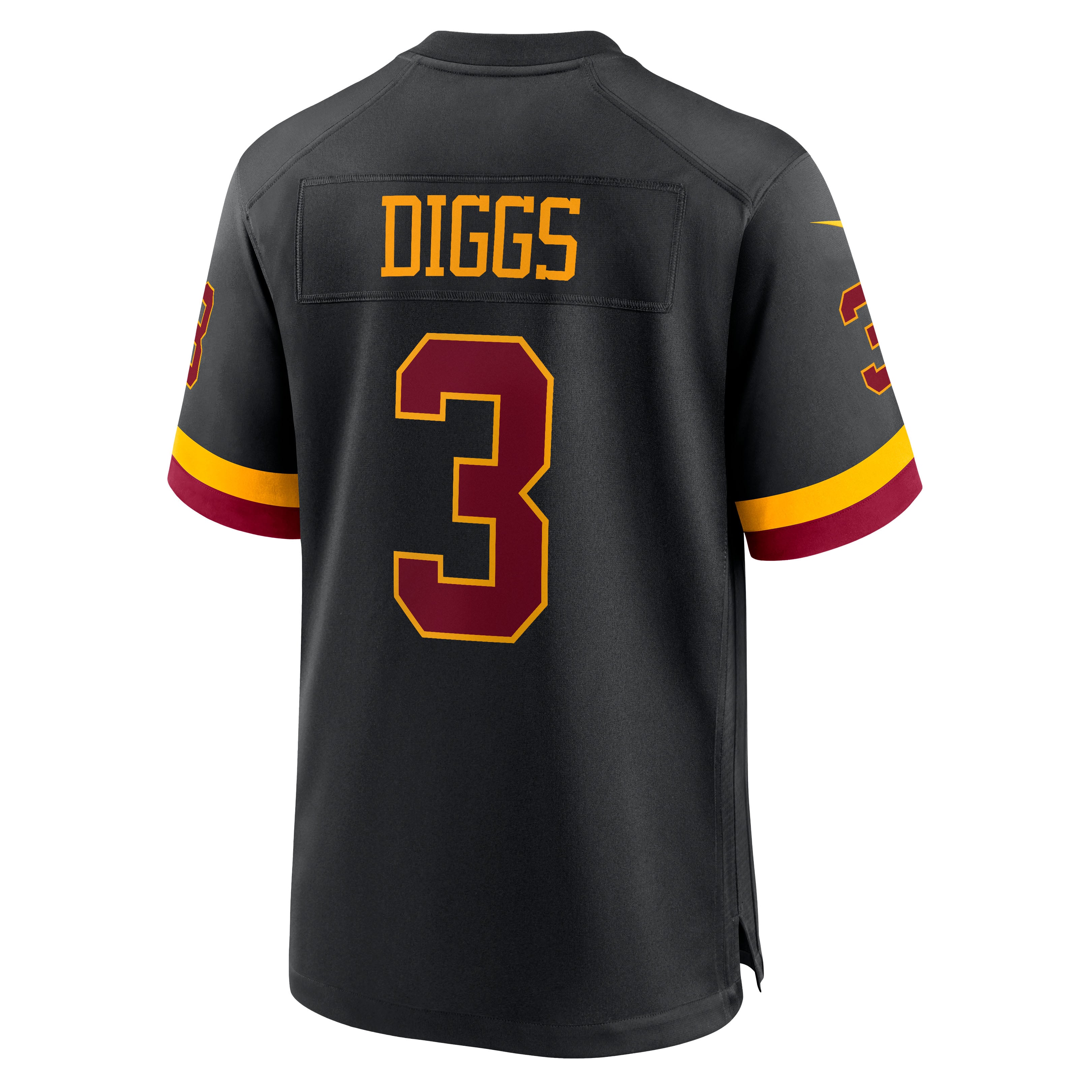 Maillot alternatif noir Nike Stefon Diggs Washington Commanders pour homme