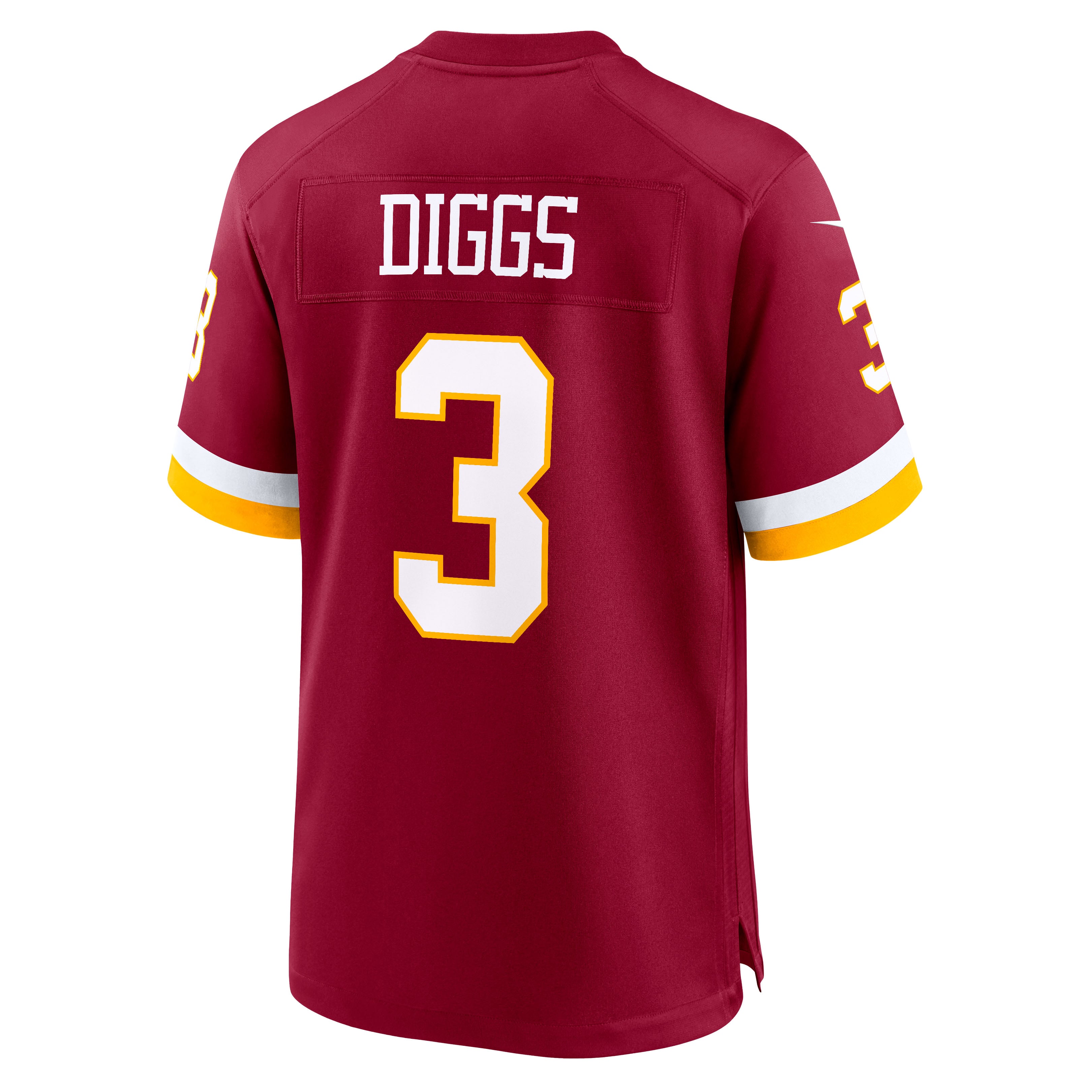 Maillot de match Nike Stefon Diggs bordeaux des Washington Commanders pour homme