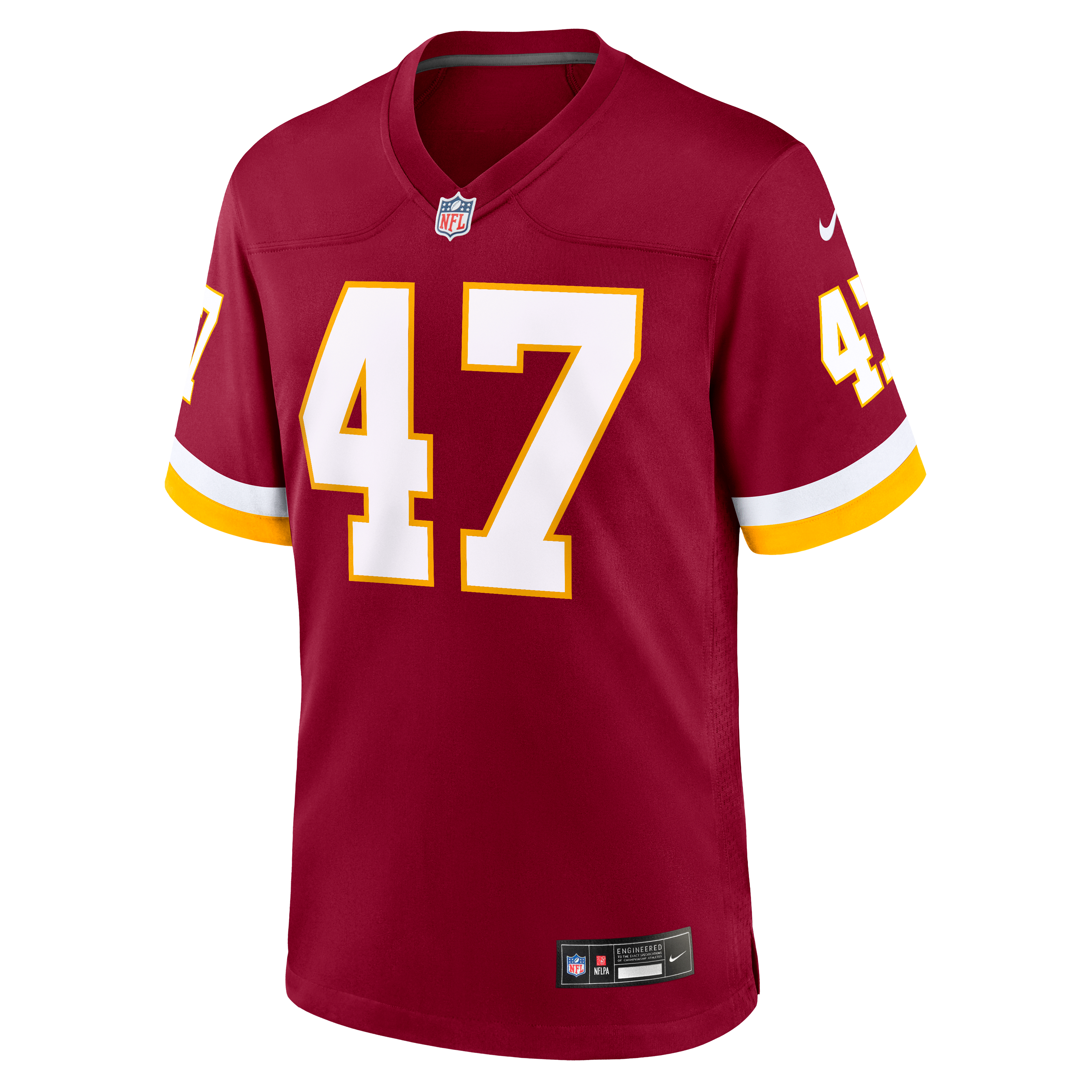 Men's Nike Terell Smith Burgundy Washington Commanders Team Game Jersey