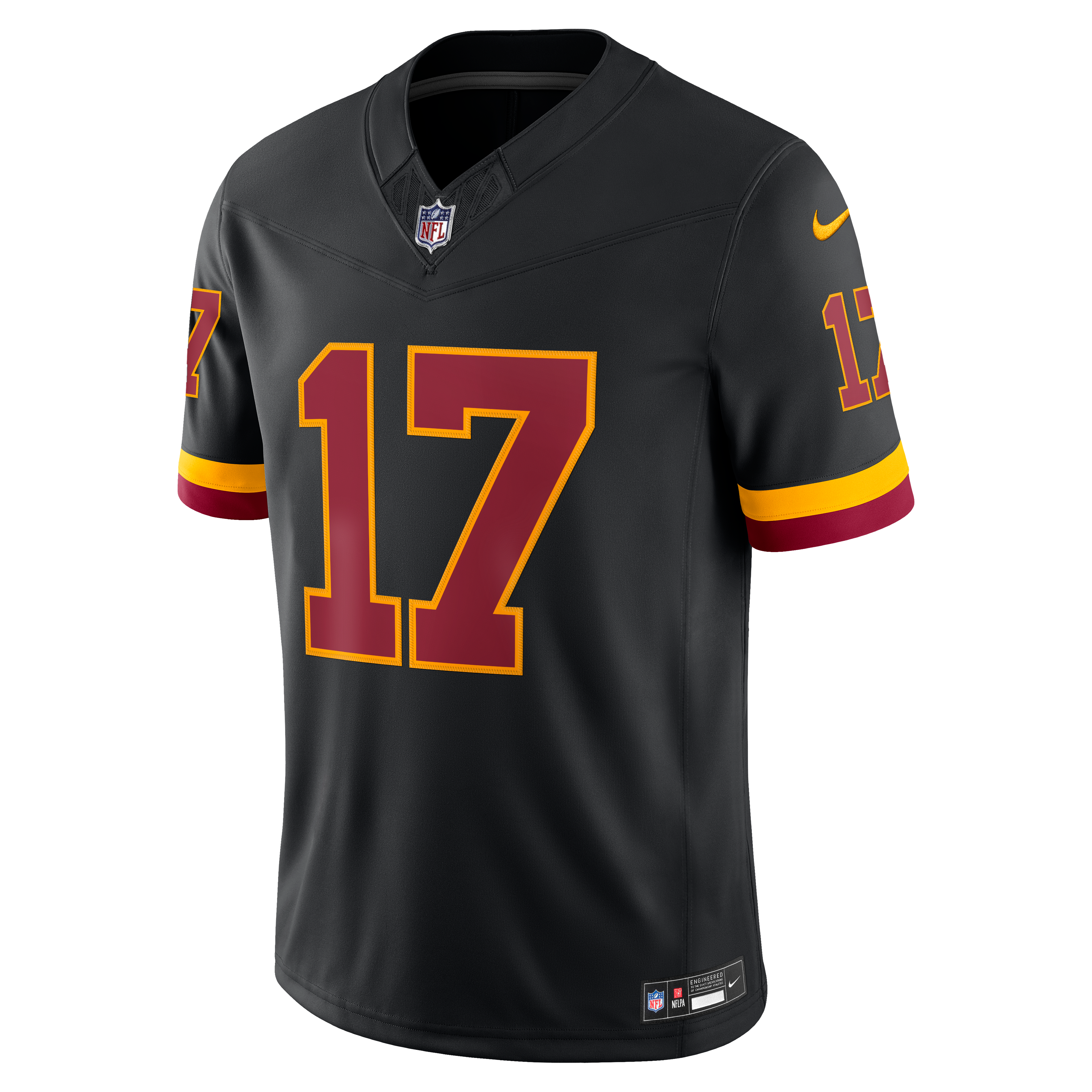 Maillot Nike Terry McLaurin noir Washington Commanders Alternate Hail Raiser Vapor F.U.S.E. Stitched Limited pour homme