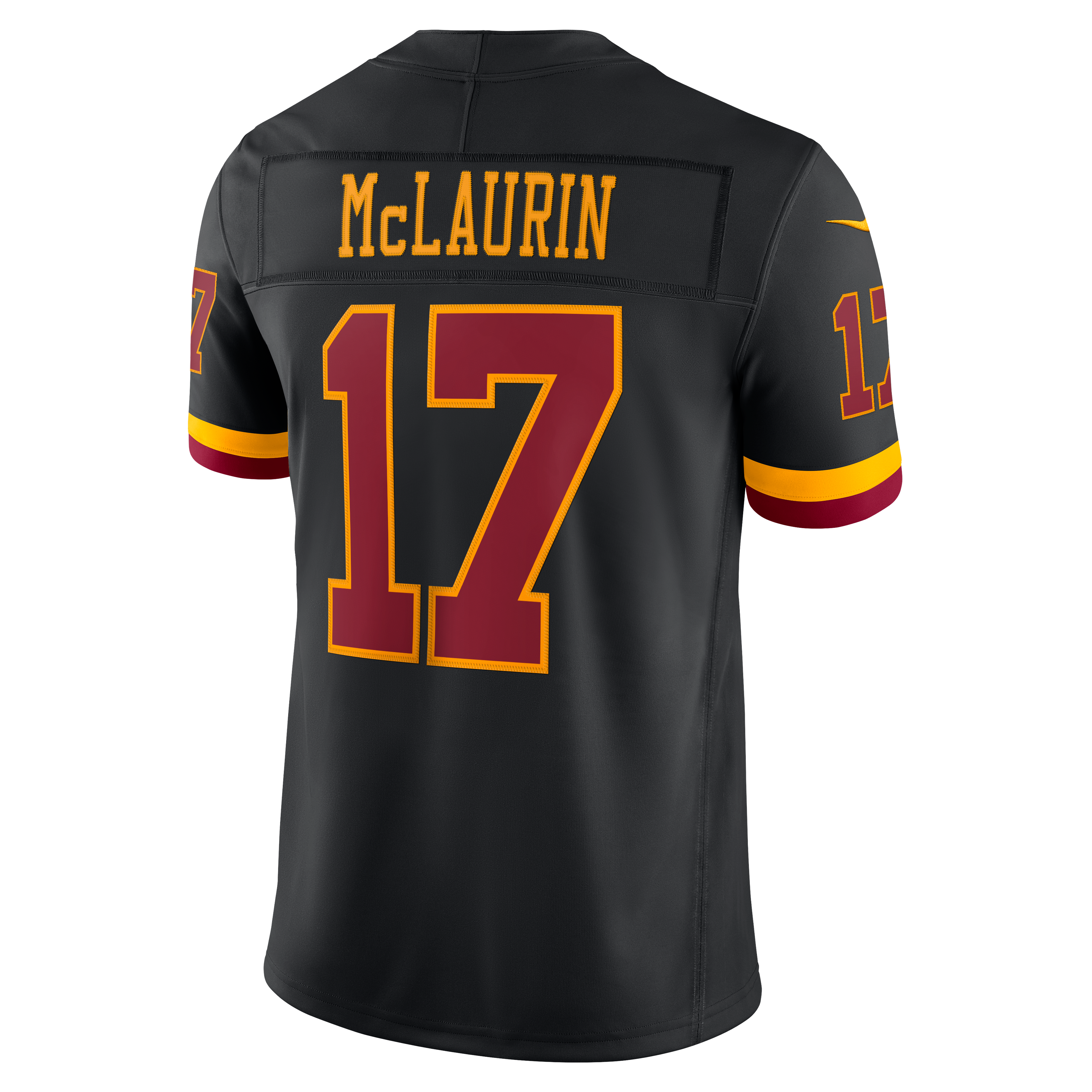 Maillot Nike Terry McLaurin noir Washington Commanders Alternate Hail Raiser Vapor F.U.S.E. Stitched Limited pour homme