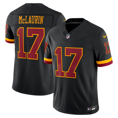 Terry McLaurin Washington Commanders Nike Alternate Vapor F.U.S.E. Stitched Limited Jersey - Black