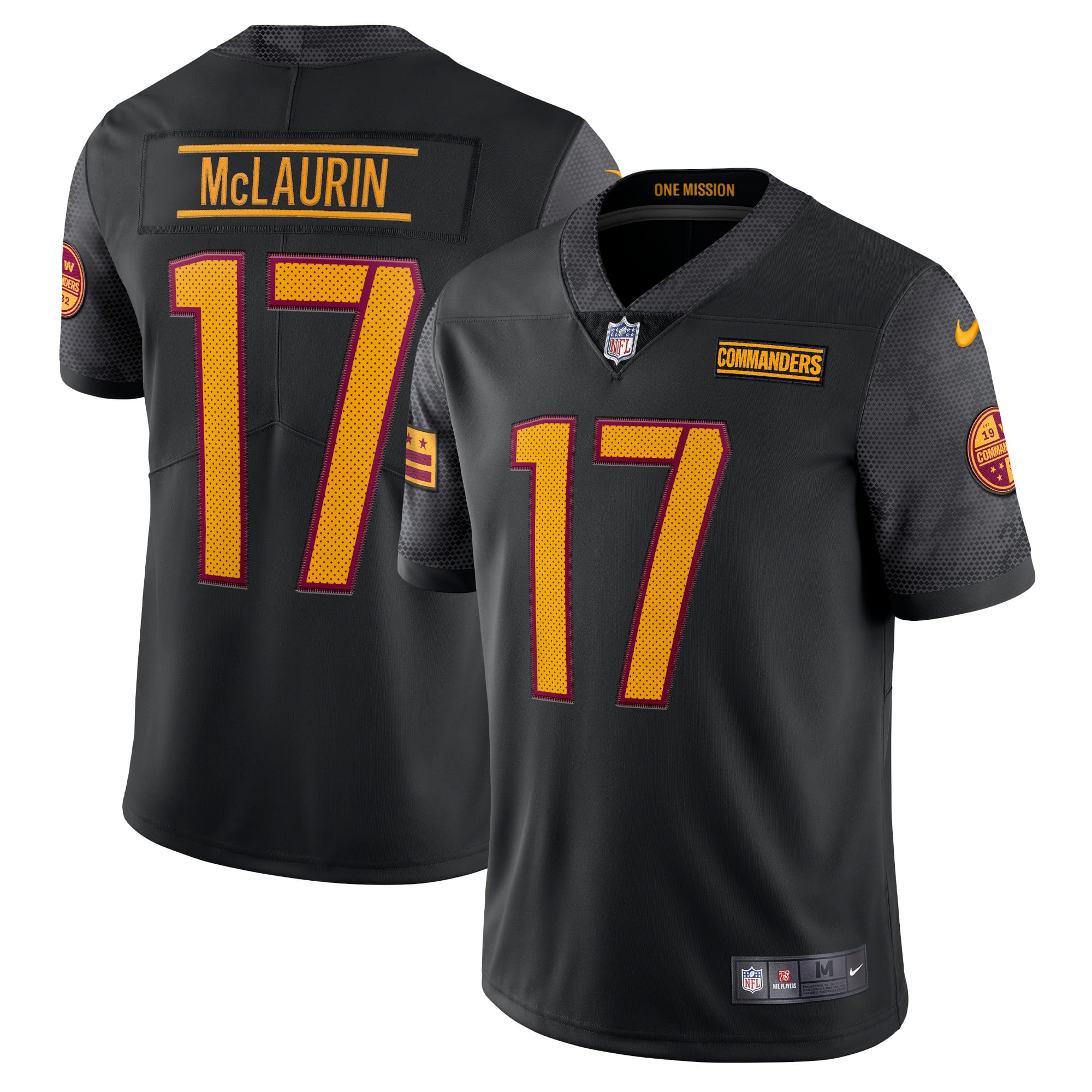 Maillot Nike Terry McLaurin Washington Commanders Alternate Vapor Limited pour homme, noir