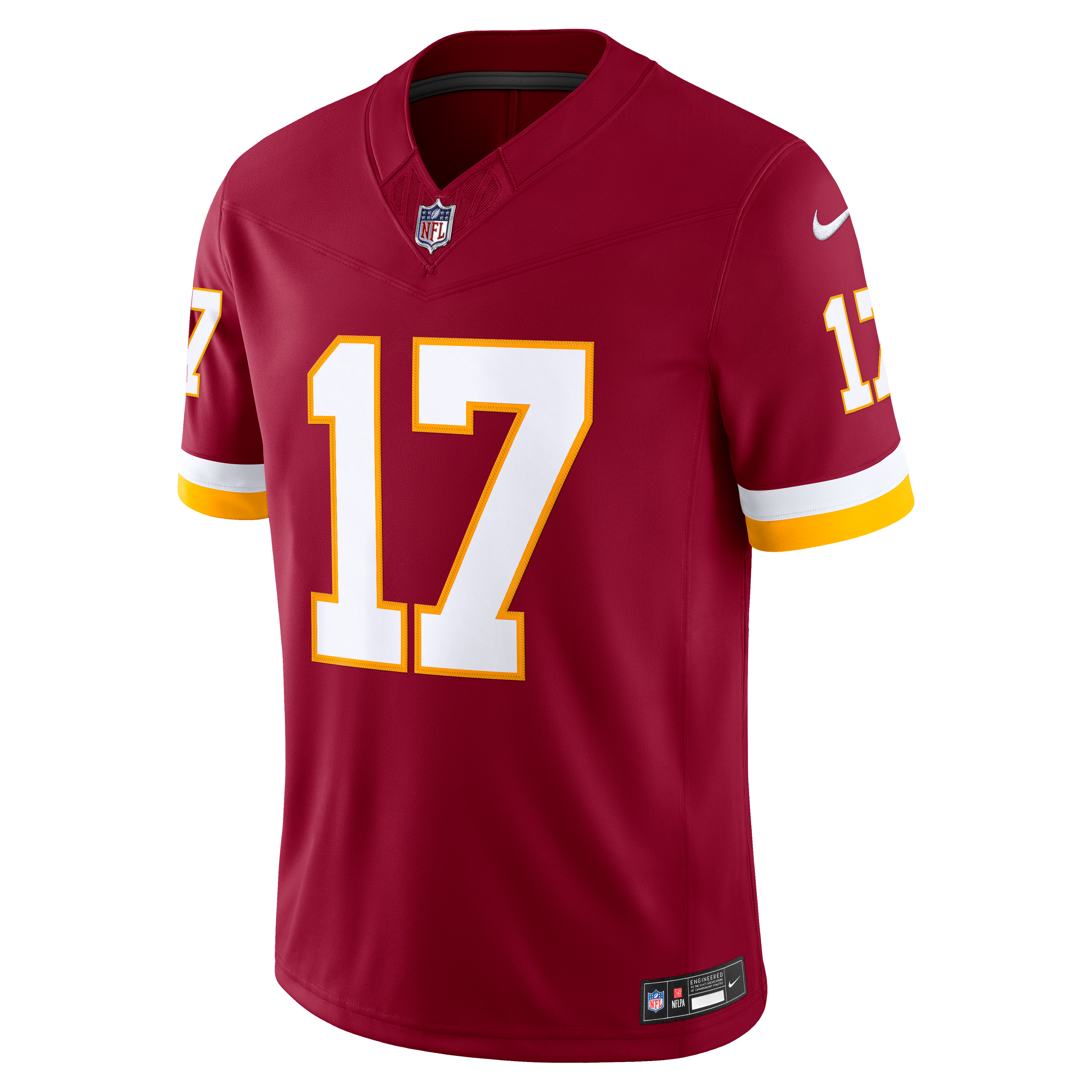 Maillot Nike Terry McLaurin bordeaux Washington Commanders Team Vapor F.U.S.E. Stitched Limited pour homme