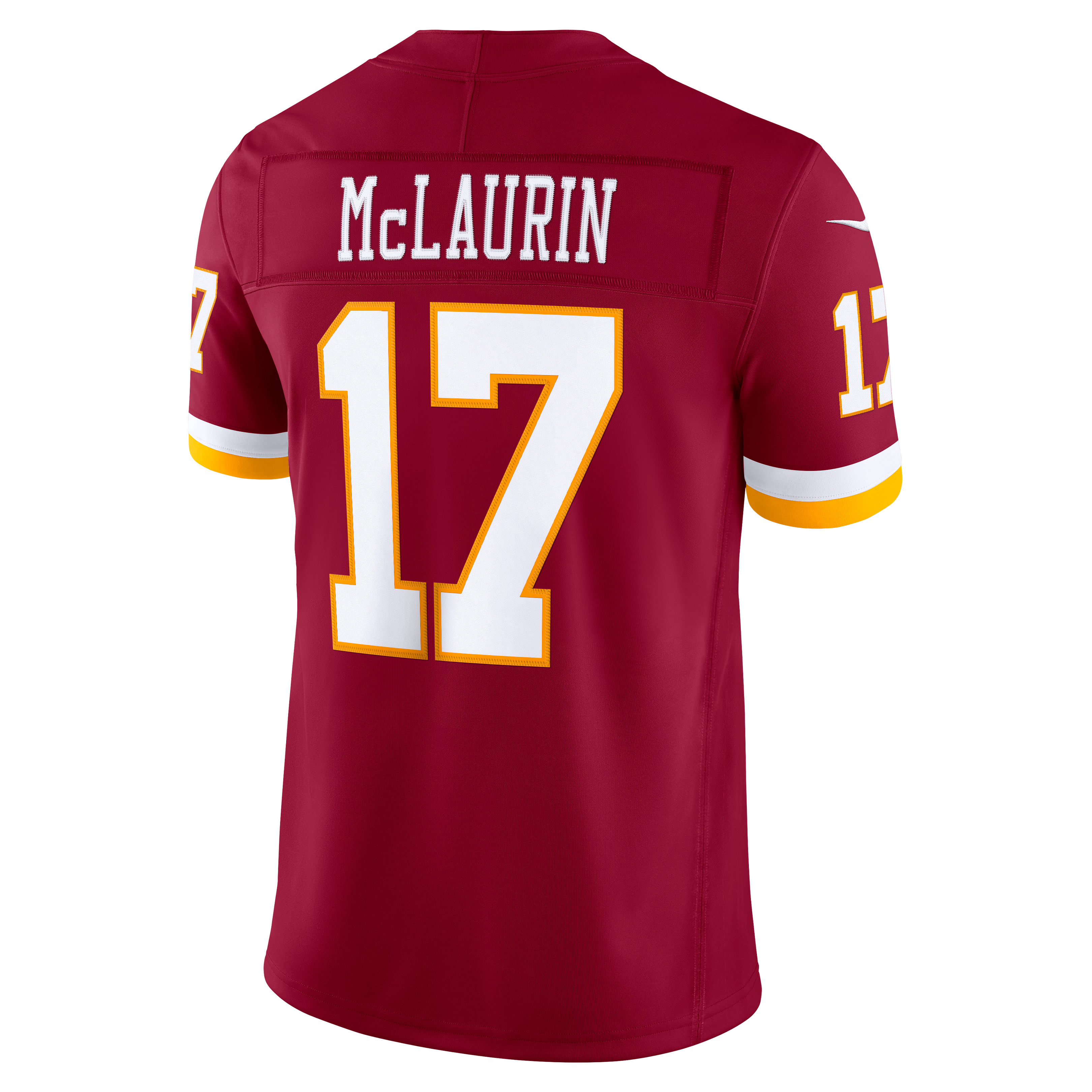 Maillot Nike Terry McLaurin bordeaux Washington Commanders Team Vapor F.U.S.E. Stitched Limited pour homme
