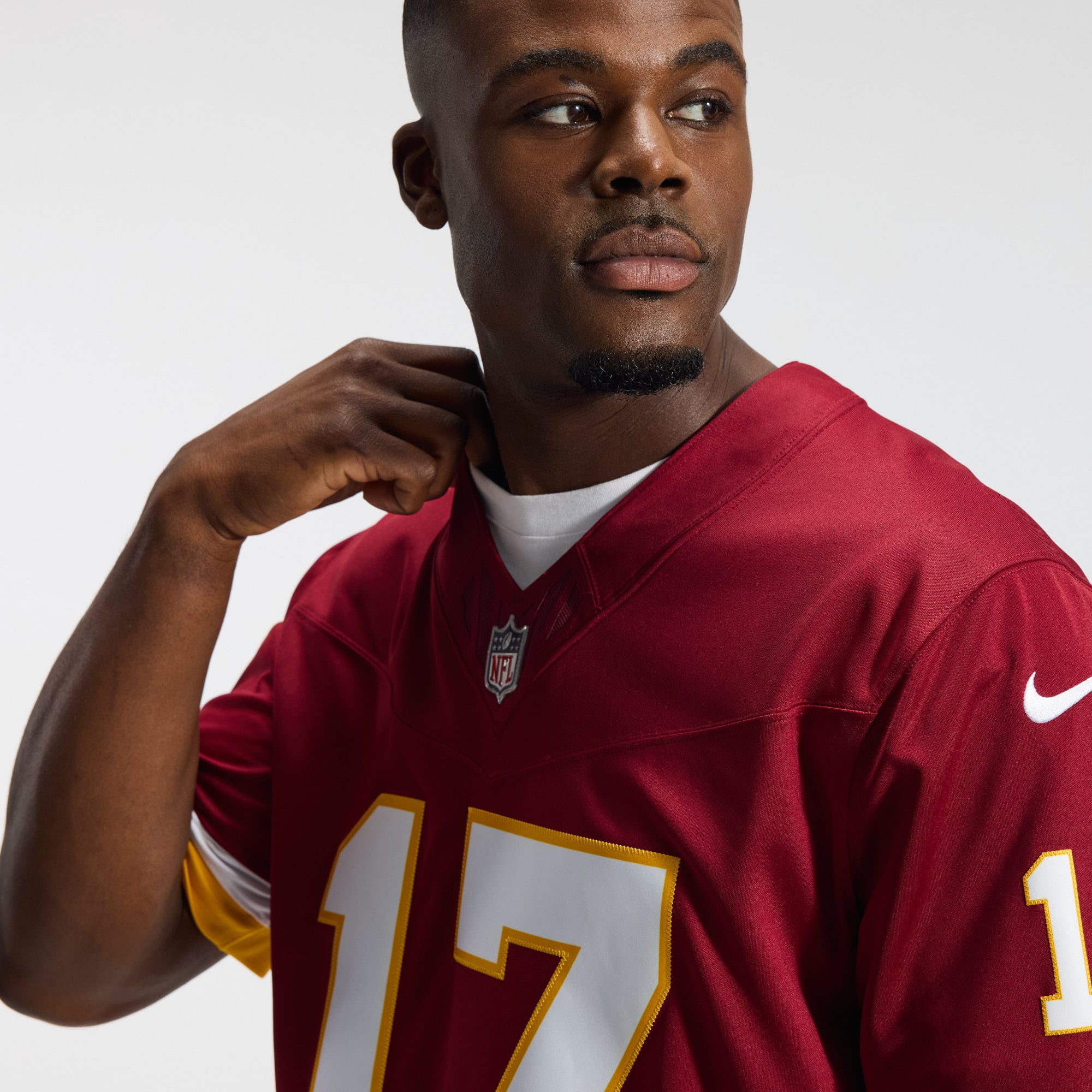 Maillot Nike Terry McLaurin bordeaux Washington Commanders Team Vapor F.U.S.E. Stitched Limited pour homme