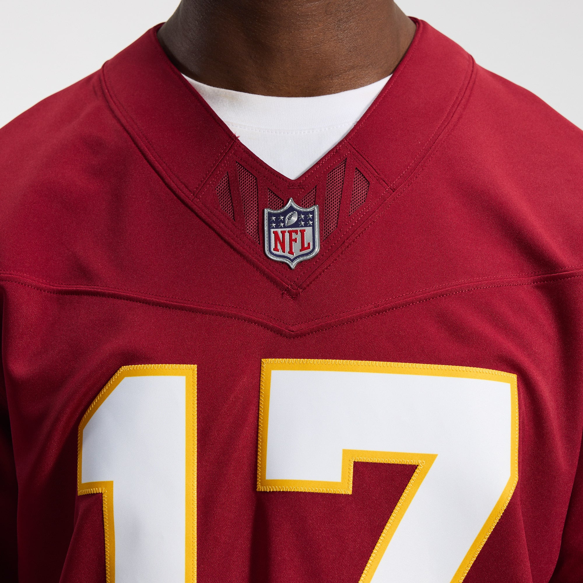 Maillot Nike Terry McLaurin bordeaux Washington Commanders Team Vapor F.U.S.E. Stitched Limited pour homme