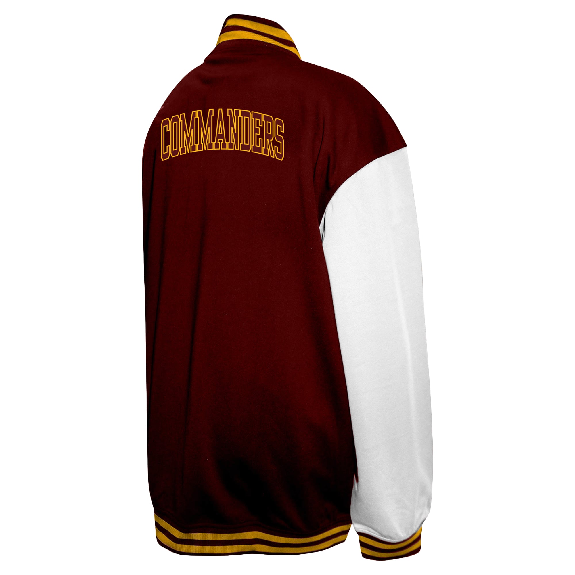 Men's Profile Burgundy Washington Commanders Big & Tall Full-Snap Varsity Jacket