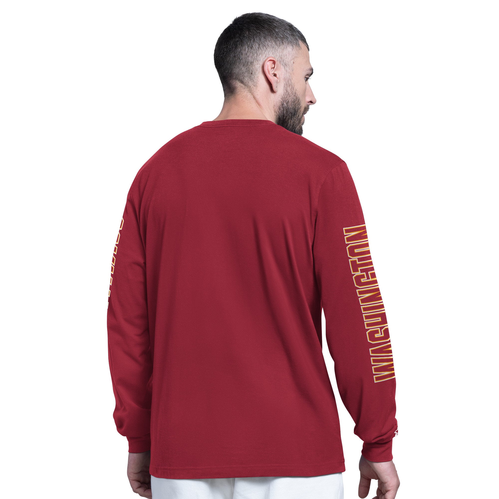 T-shirt à manches longues Starter bordeaux Washington Commanders Clutch Hit II pour homme