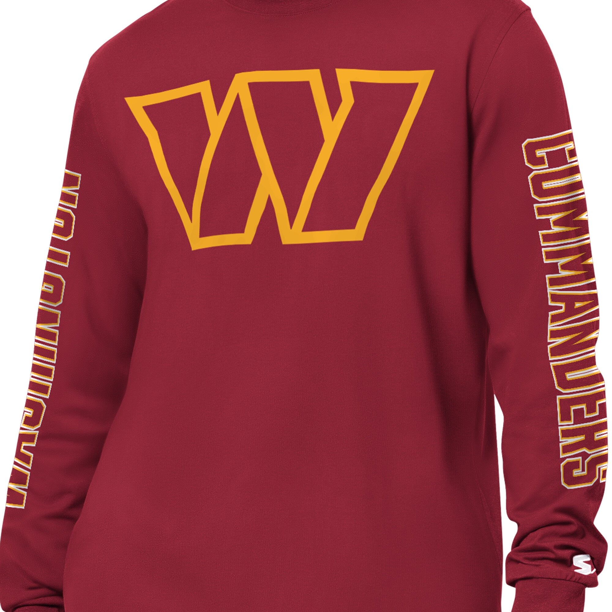 T-shirt à manches longues Starter bordeaux Washington Commanders Clutch Hit II pour homme