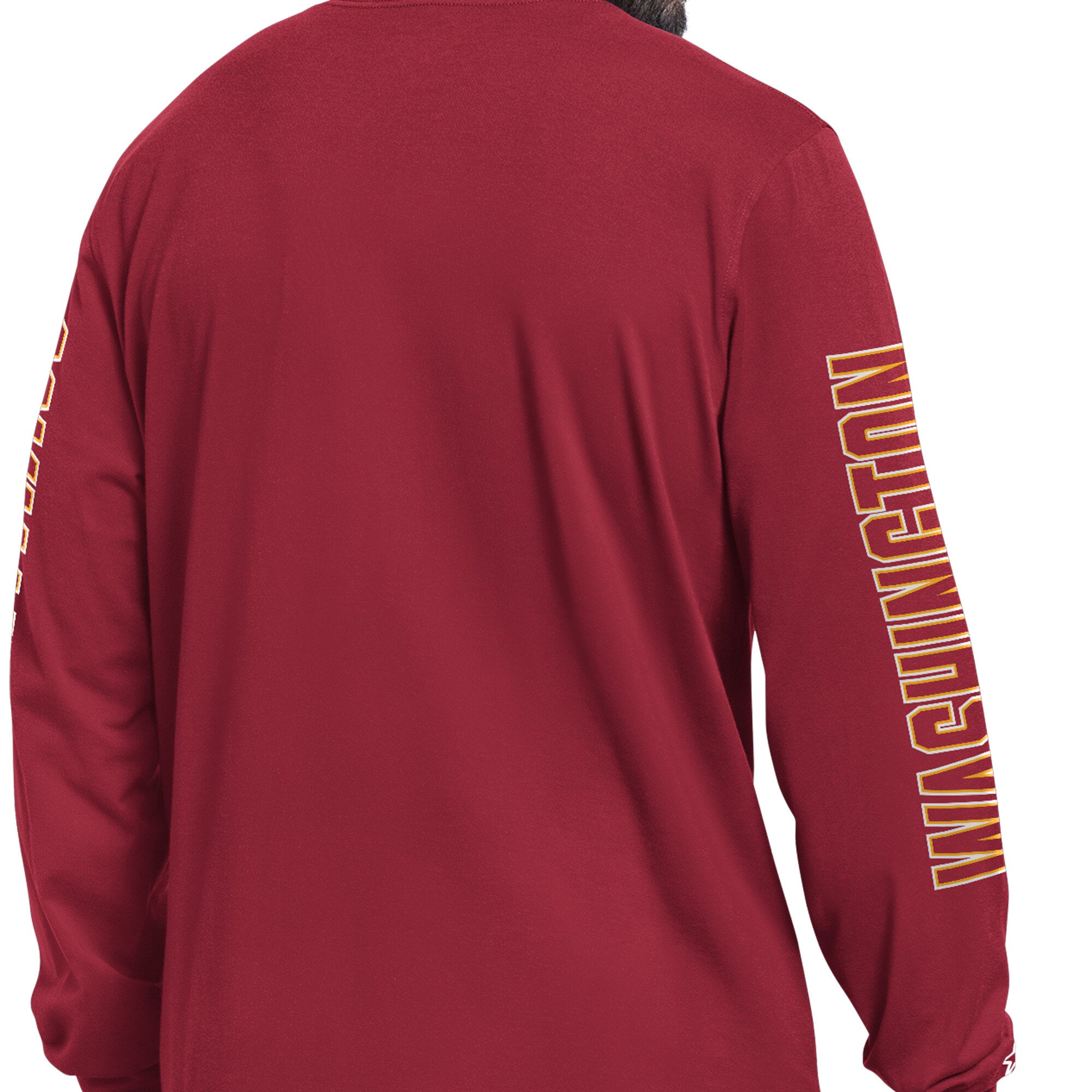 T-shirt à manches longues Starter bordeaux Washington Commanders Clutch Hit II pour homme