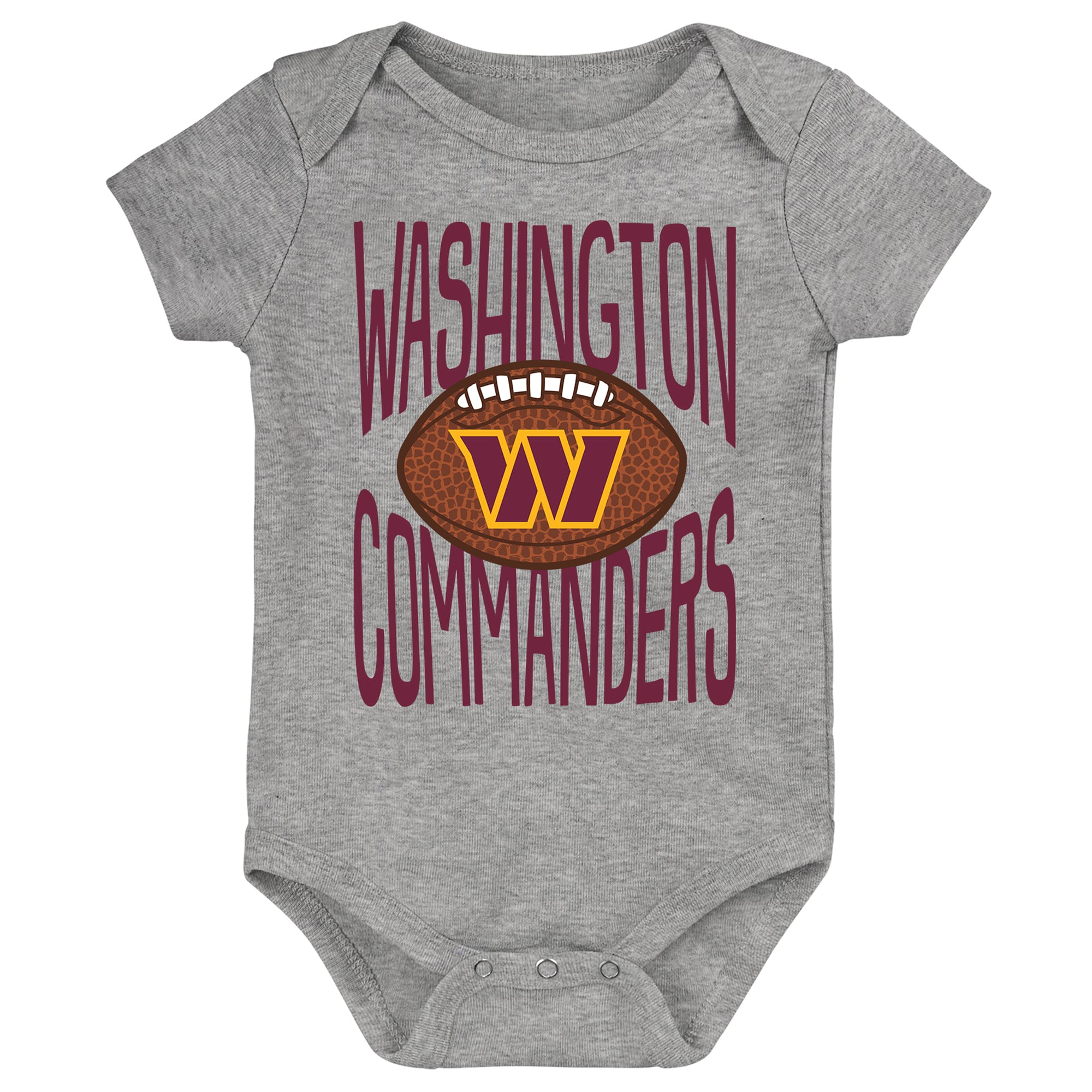 Newborn Outerstuff  Gray Washington Commanders For the Ball Bodysuit