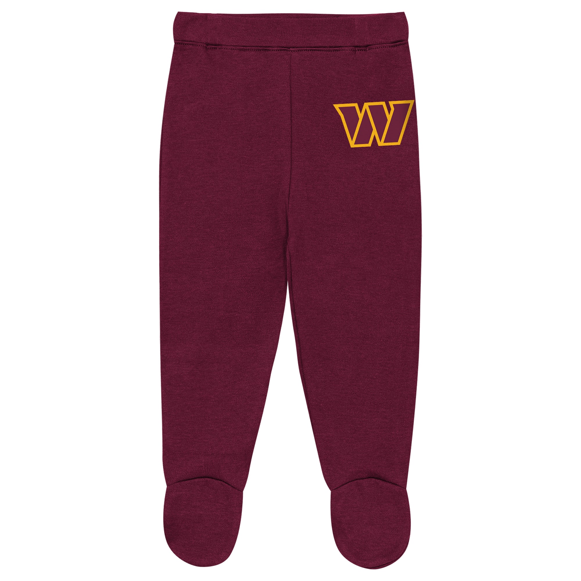 Ensemble pantalon et bonnet 3 pièces pour nouveau-né Outerstuff Heather Gray Washington Commanders Huddles & Giggles