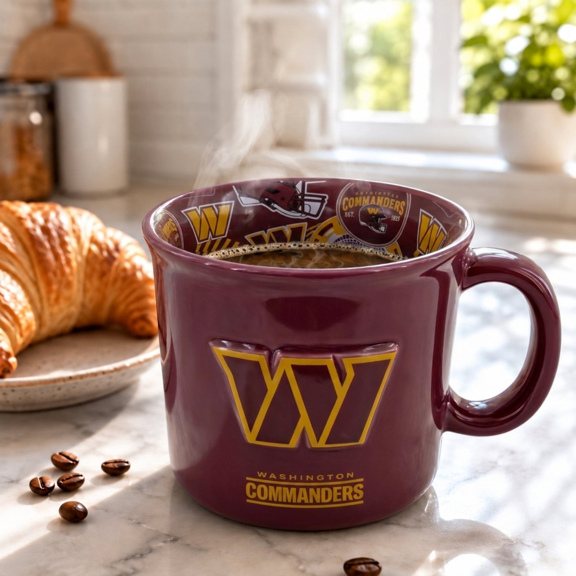 Mug Pegasus Washington Commanders 17 oz. à l'envers