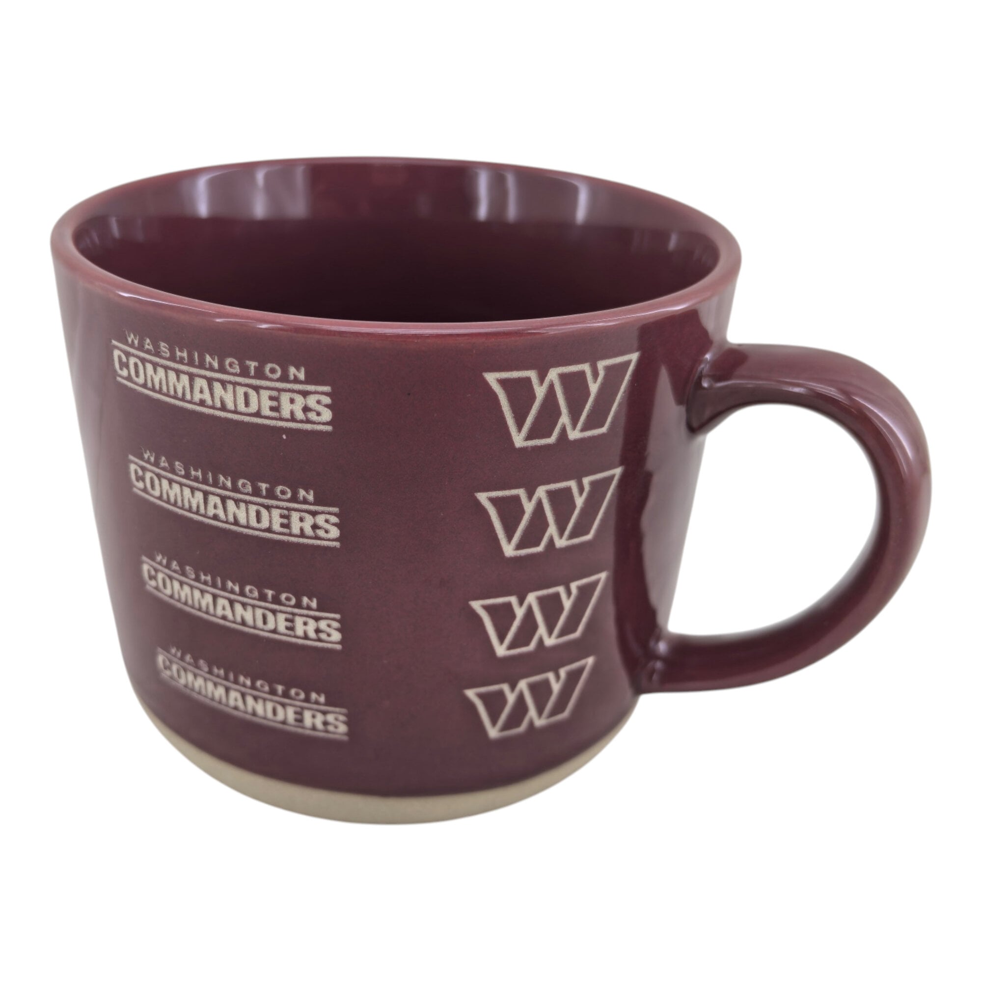 Mug Pegasus Washington Commanders 17 oz, logo ton sur ton, finition sablée