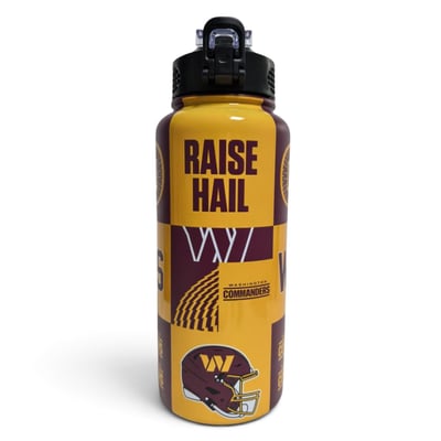 Washington Commanders Pegasus 32oz Stainless Steel ProPress Water Bottle
