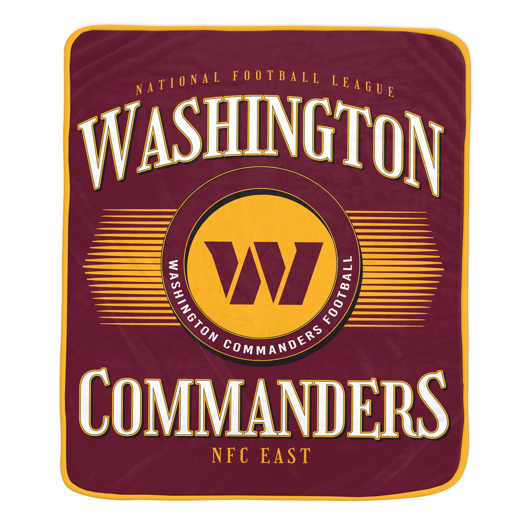 Couverture Pegasus Washington Commanders Spotlight Arch 60" x 70" ultra douce