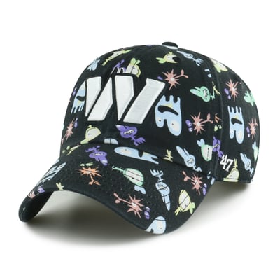 Washington Commanders '47 Preschool Space Critter Clean Up Adjustable Hat - Black