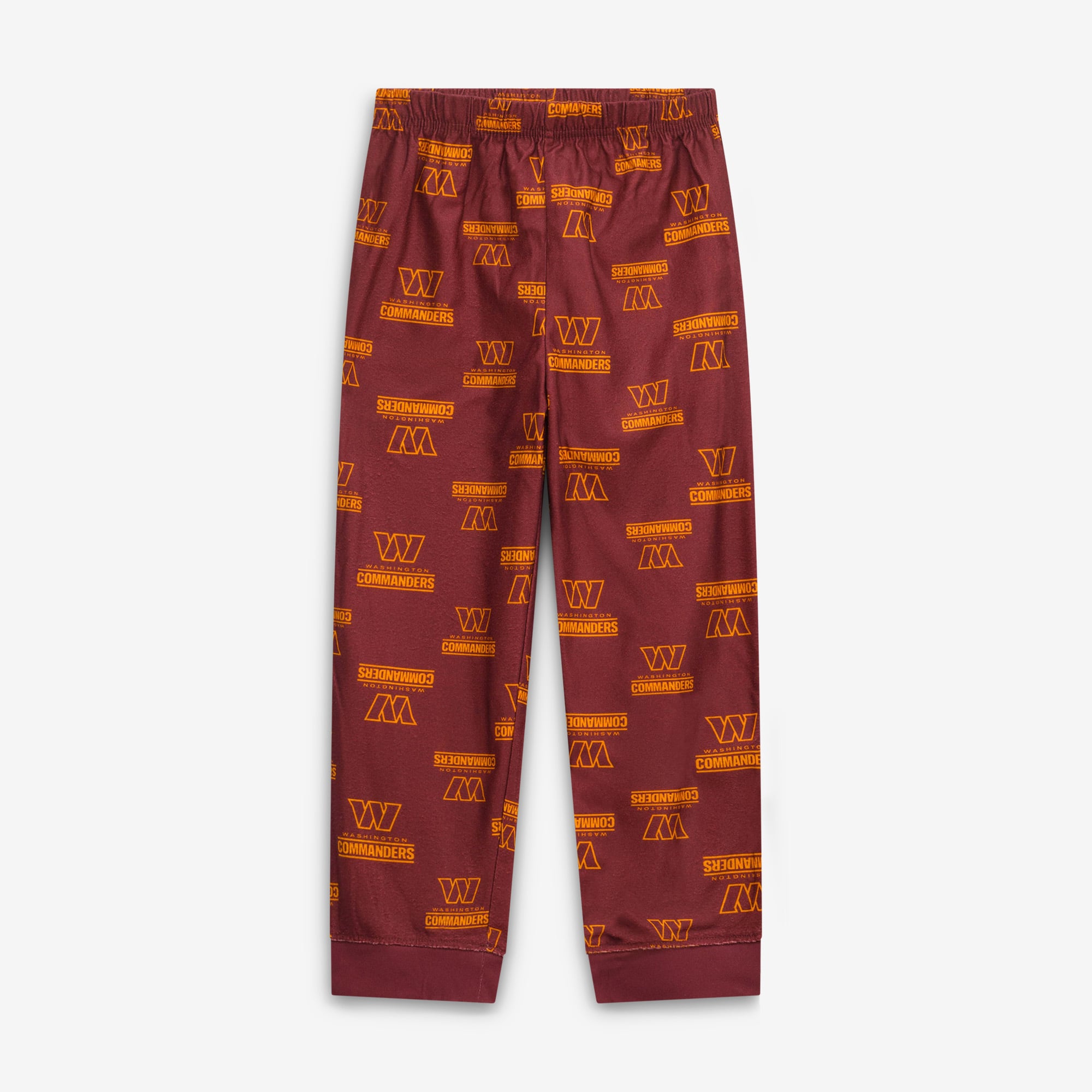 Preschool Outerstuff Burgundy Washington Commanders All-Over-Print Long Sleeve T-Shirt and Pants Sleep Set