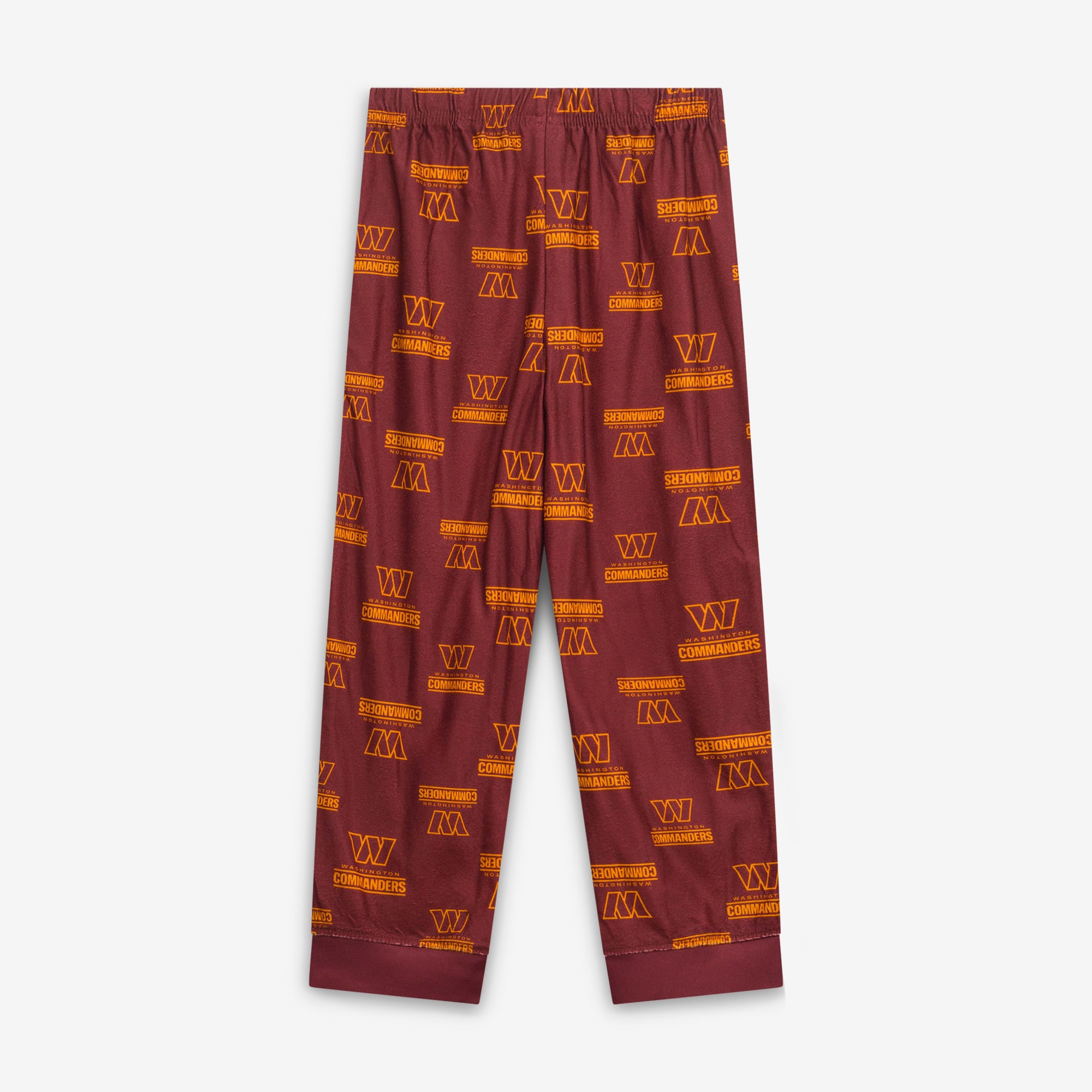 Preschool Outerstuff Burgundy Washington Commanders All-Over-Print Long Sleeve T-Shirt and Pants Sleep Set