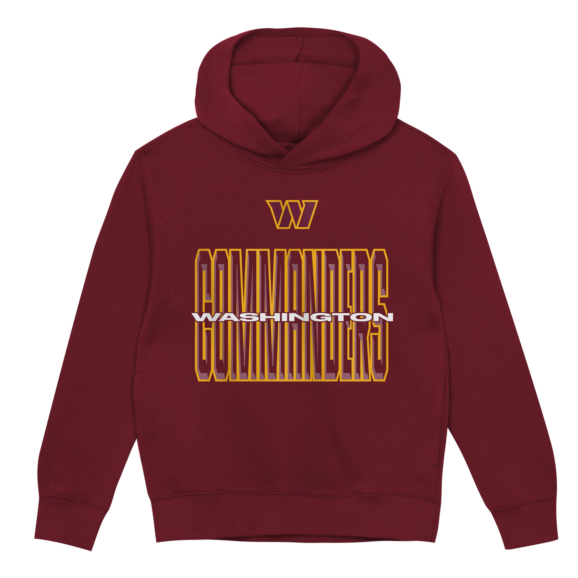 Sweat à capuche polaire bordeaux Outerstuff pour enfants d'âge préscolaire, modèle Washington Commanders Field General.